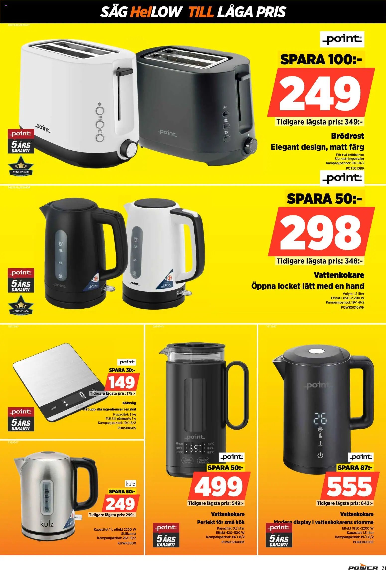 Power Reklamblad från 26/12/2026 Aktuella reklamblad Power