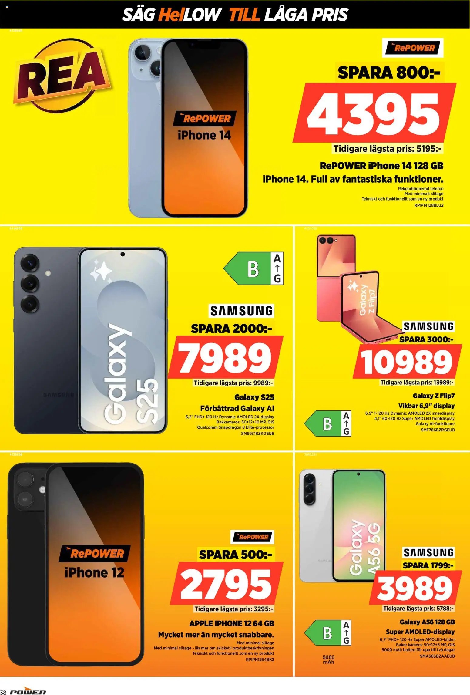 Power Reklamblad från 26/12/2026 Aktuella reklamblad Power