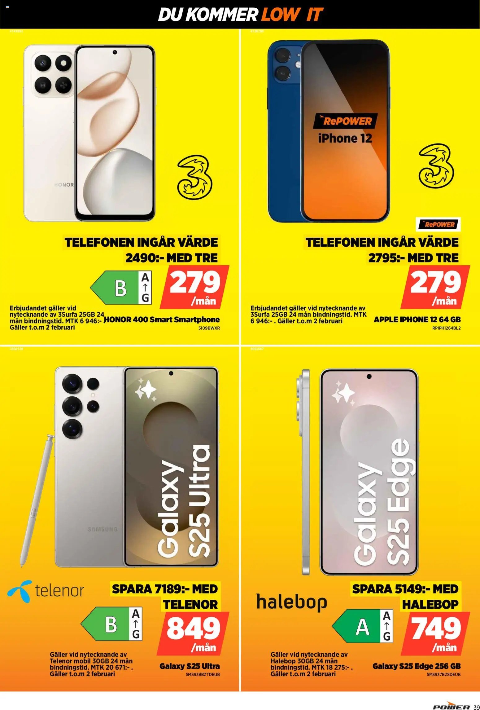 Power Reklamblad från 26/12/2026 Aktuella reklamblad Power