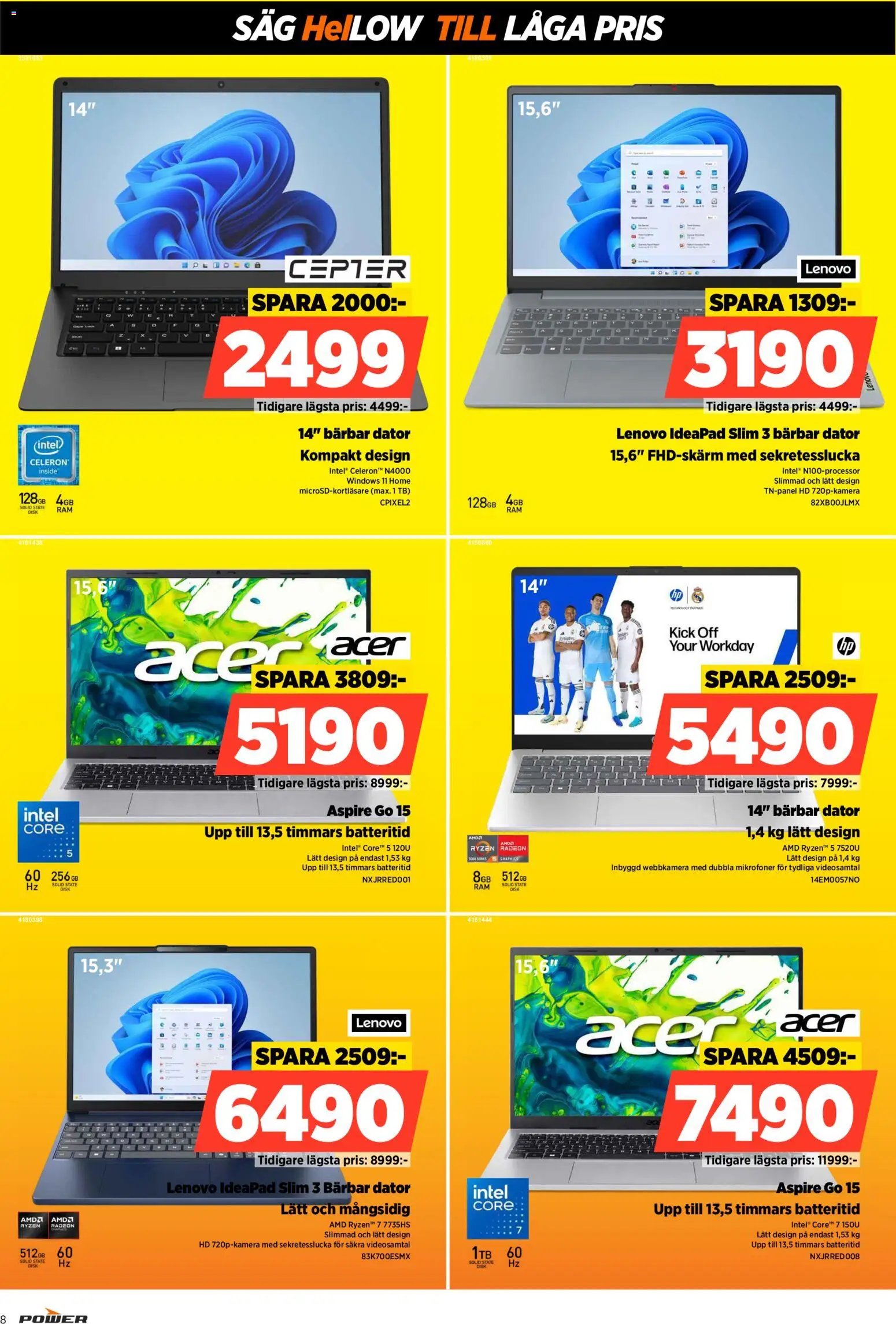 Power Reklamblad från 26/12/2026 Aktuella reklamblad Power