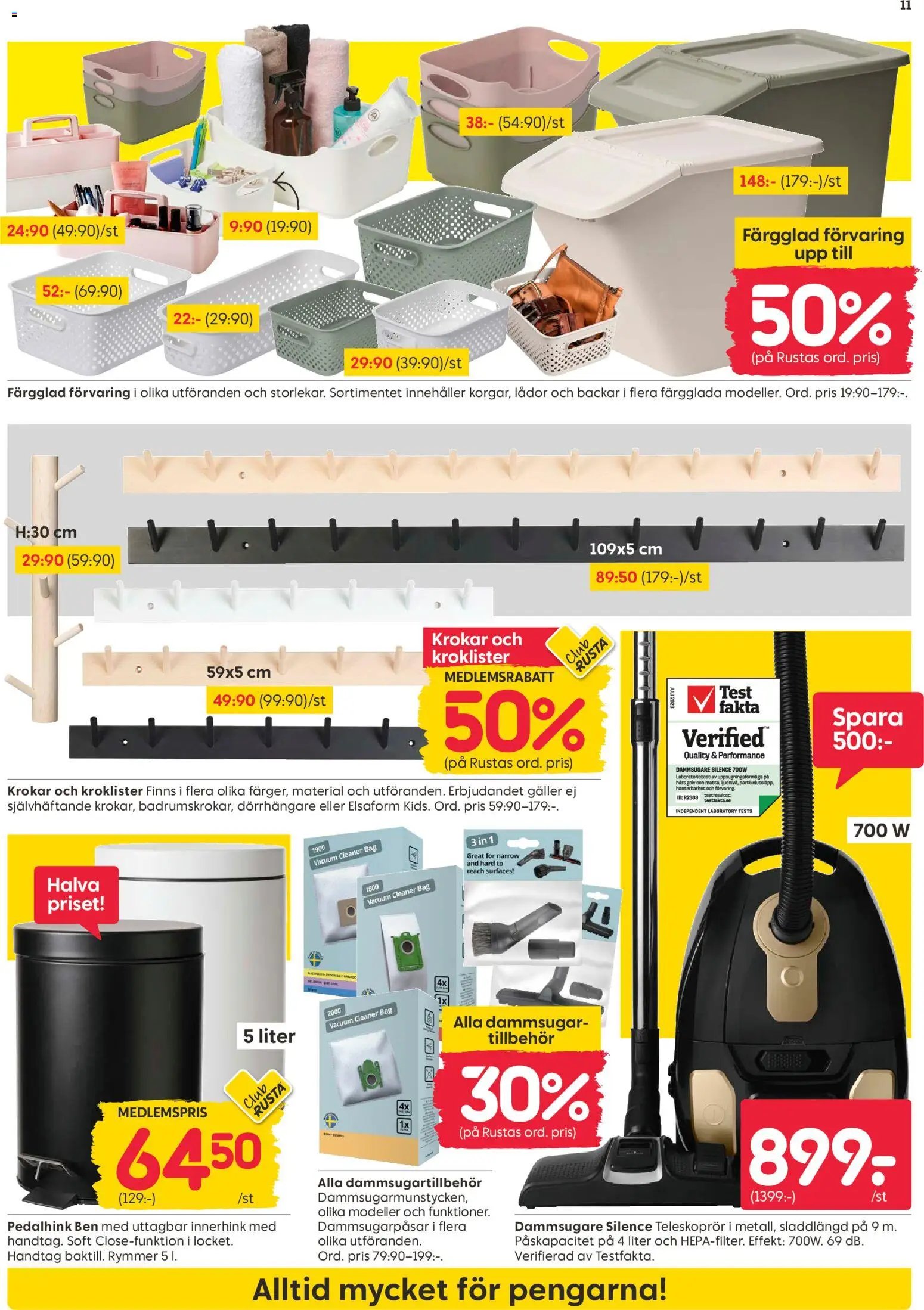 Rusta Reklamblad från 08/06/2026 Rusta erbjudanden