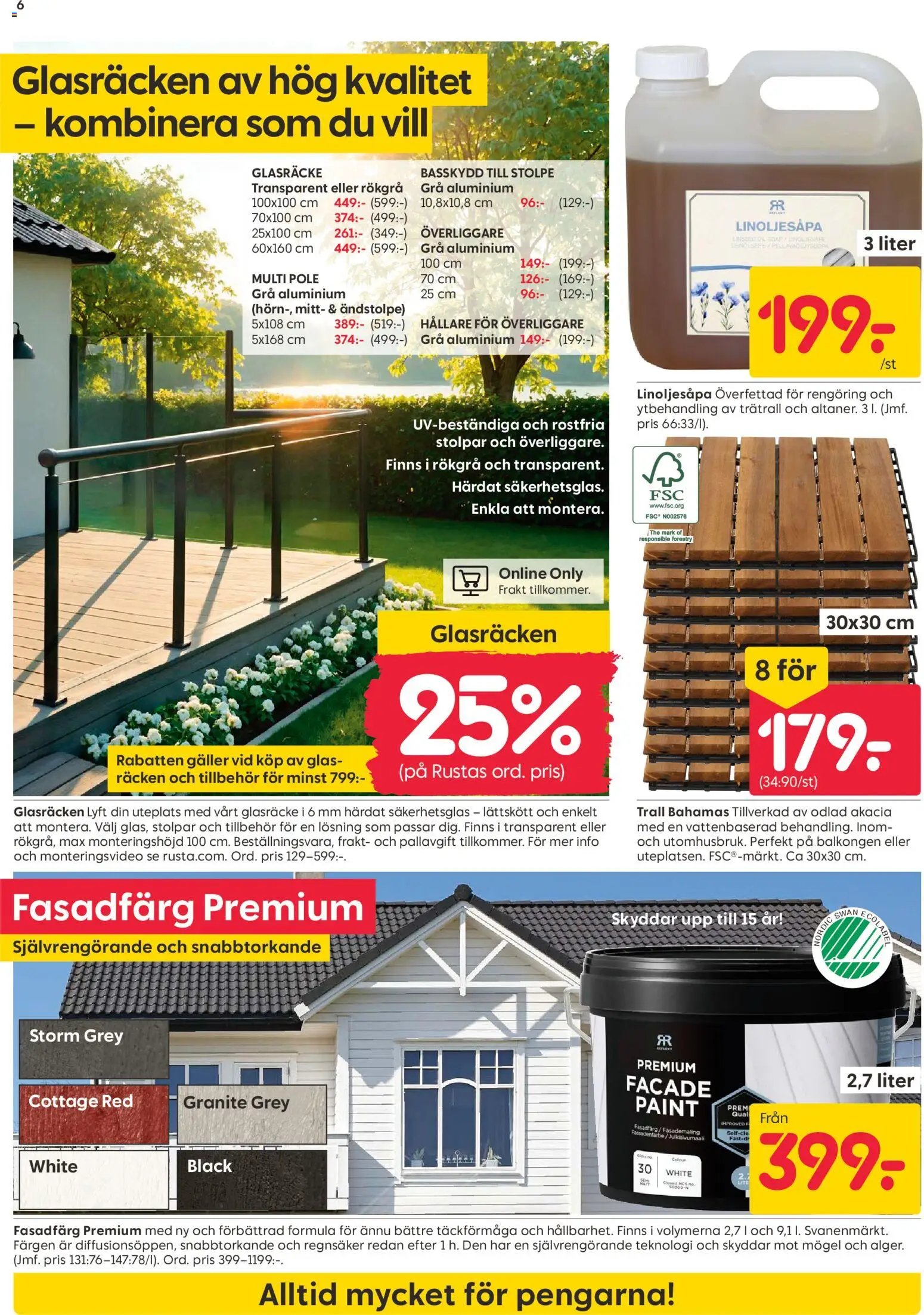 Rusta Reklamblad från 08/06/2026 Rusta erbjudanden