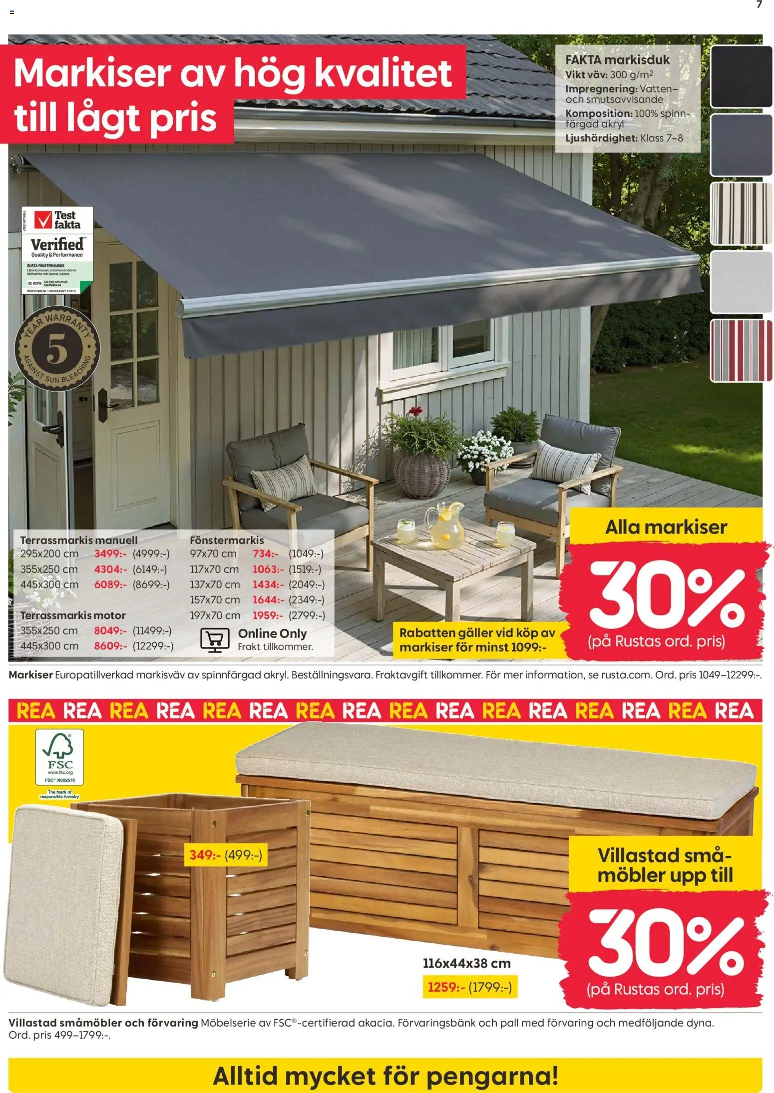 Rusta Reklamblad från 08/06/2026 Rusta erbjudanden