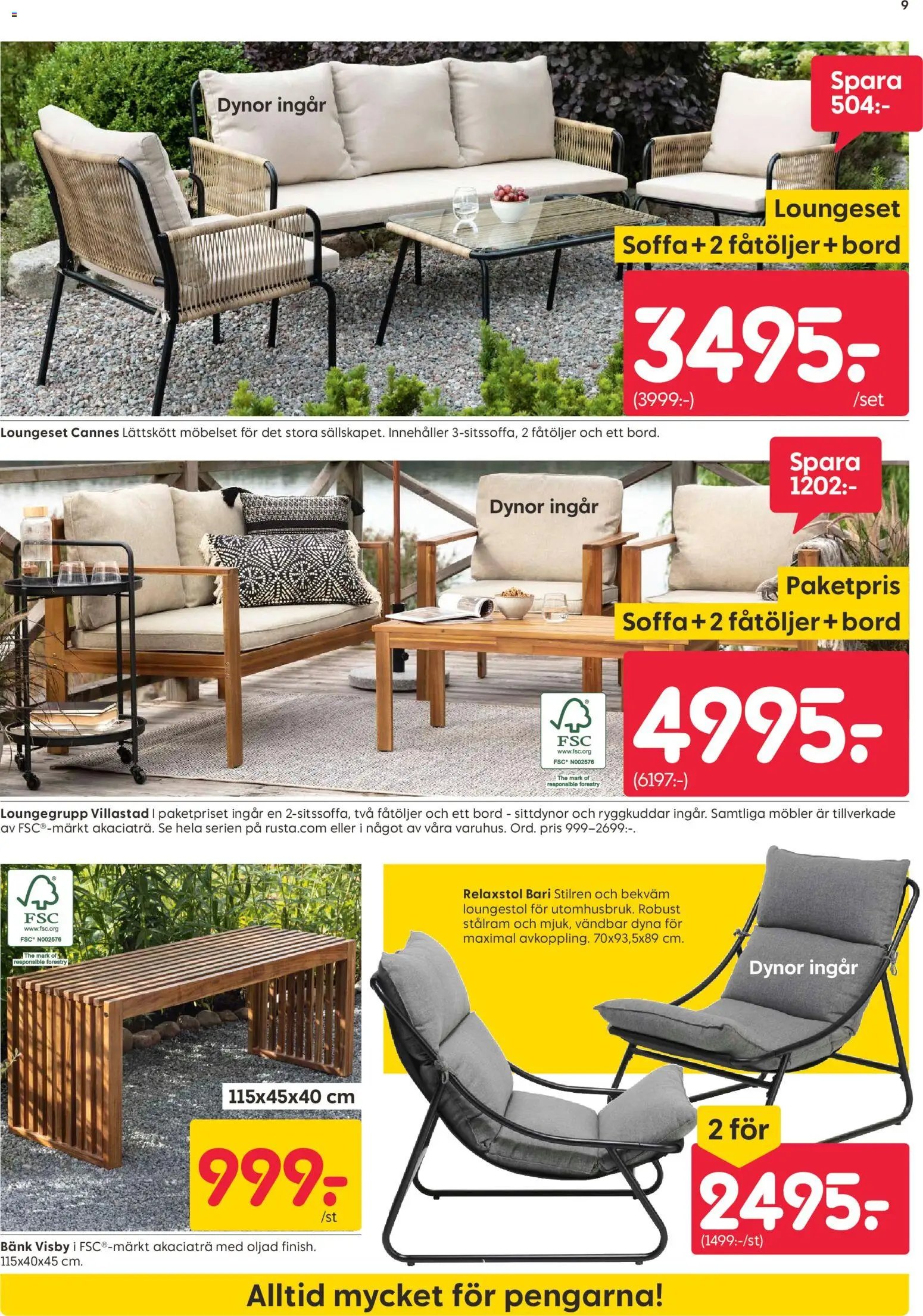 Rusta Reklamblad från 08/06/2026 Rusta erbjudanden