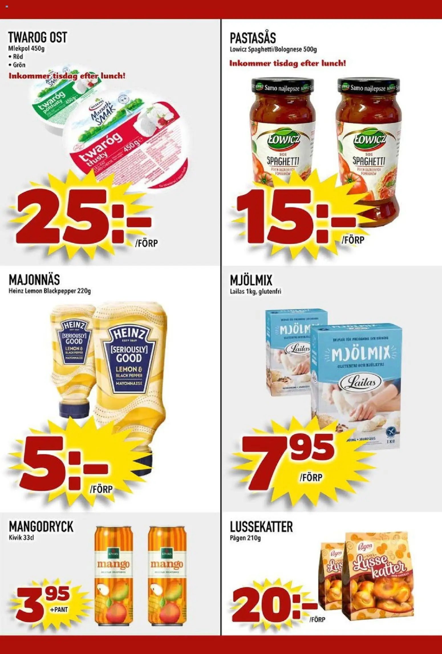 Din Mat Reklamblad från 08/12/2025 Aktuella reklamblad Din Mat