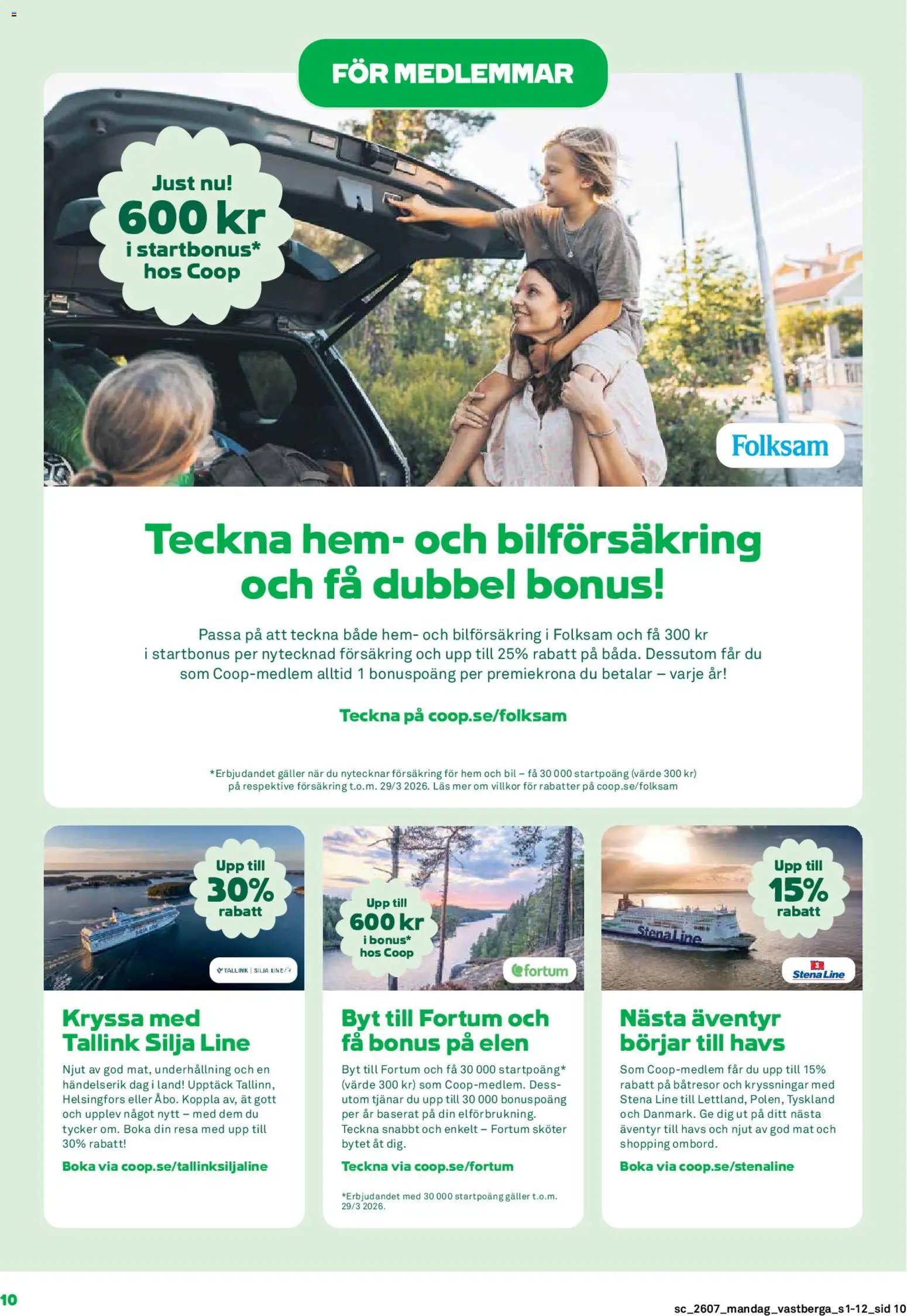 Coop Forum Reklamblad från 09/02/2026 Aktuella reklamblad Coop Forum