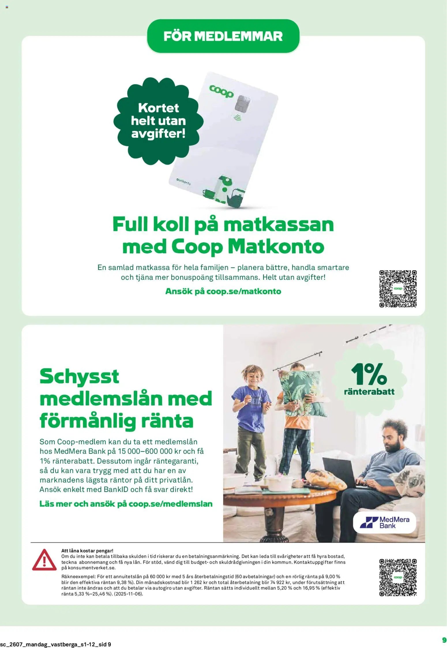 Coop Forum Reklamblad från 09/02/2026 Aktuella reklamblad Coop Forum