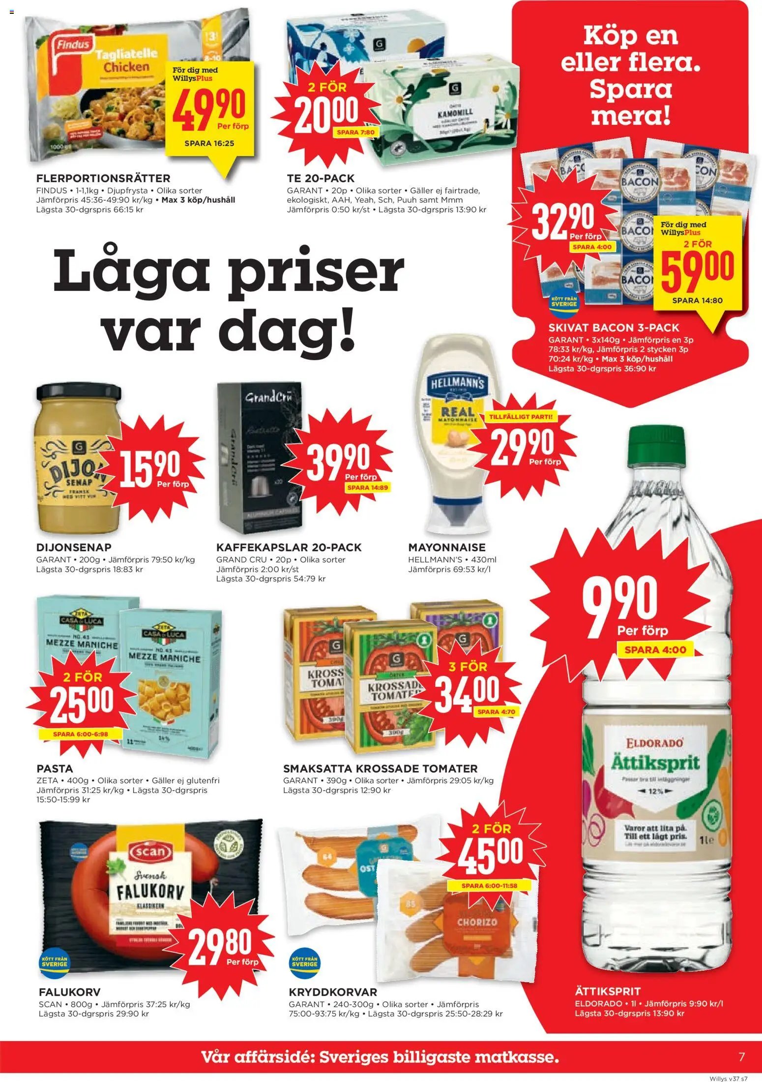 Willys Reklamblad från 07/09/2026 Willys erbjudanden