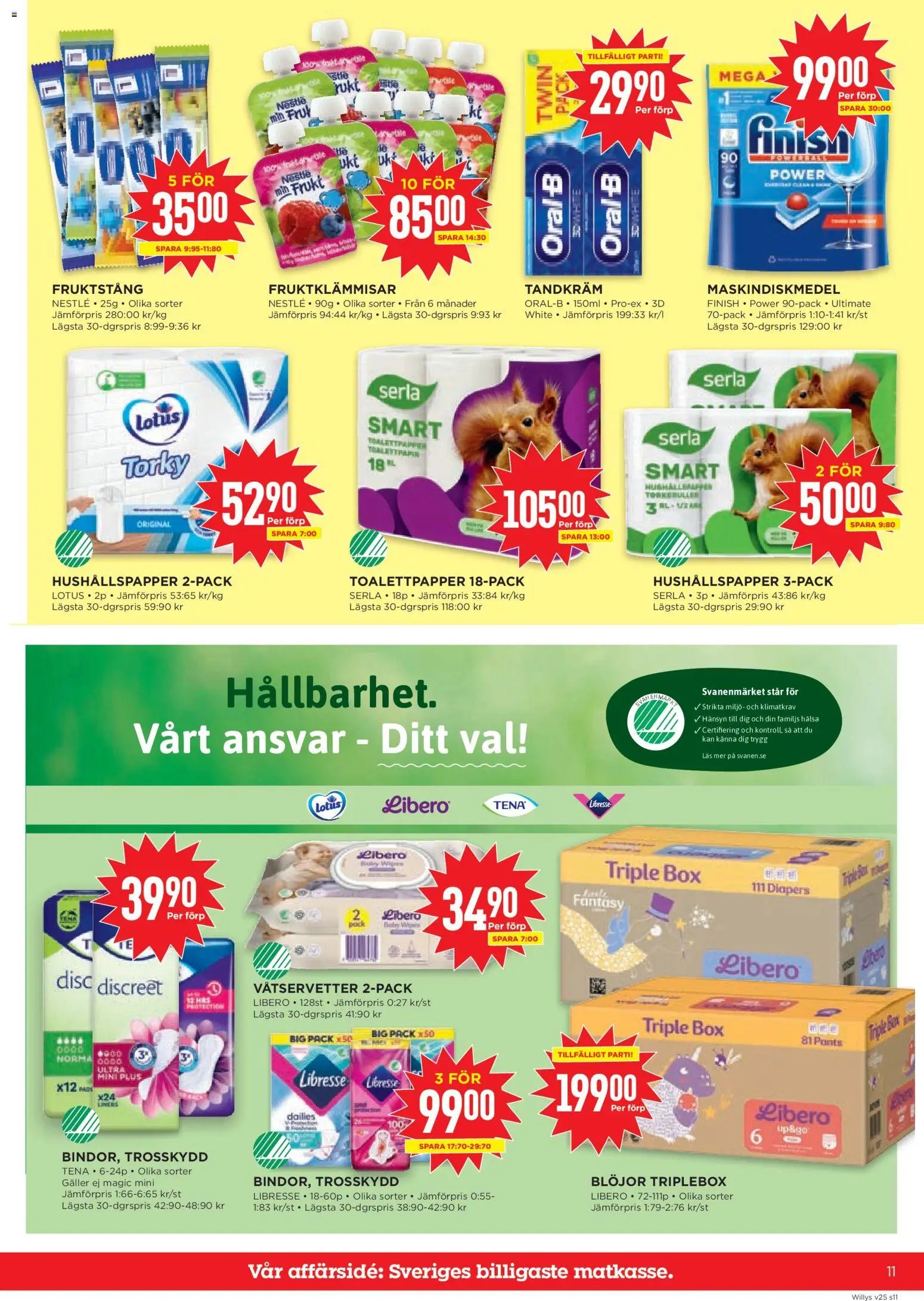 Willys Reklamblad från 15/06/2026 Willys erbjudanden