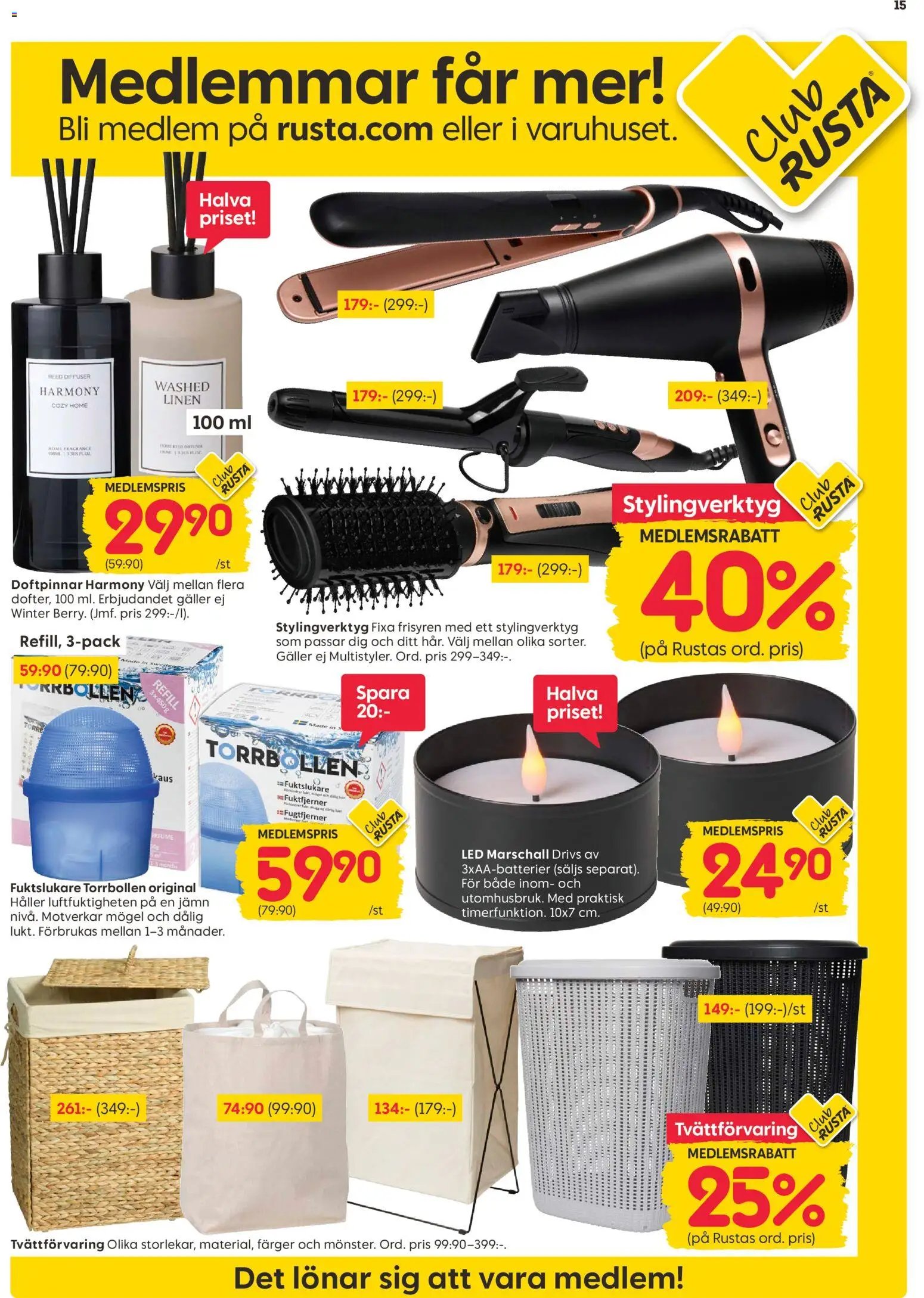 Rusta JUL 2026 🧑‍🎄 Reklambladet med erbjudanden ❄️