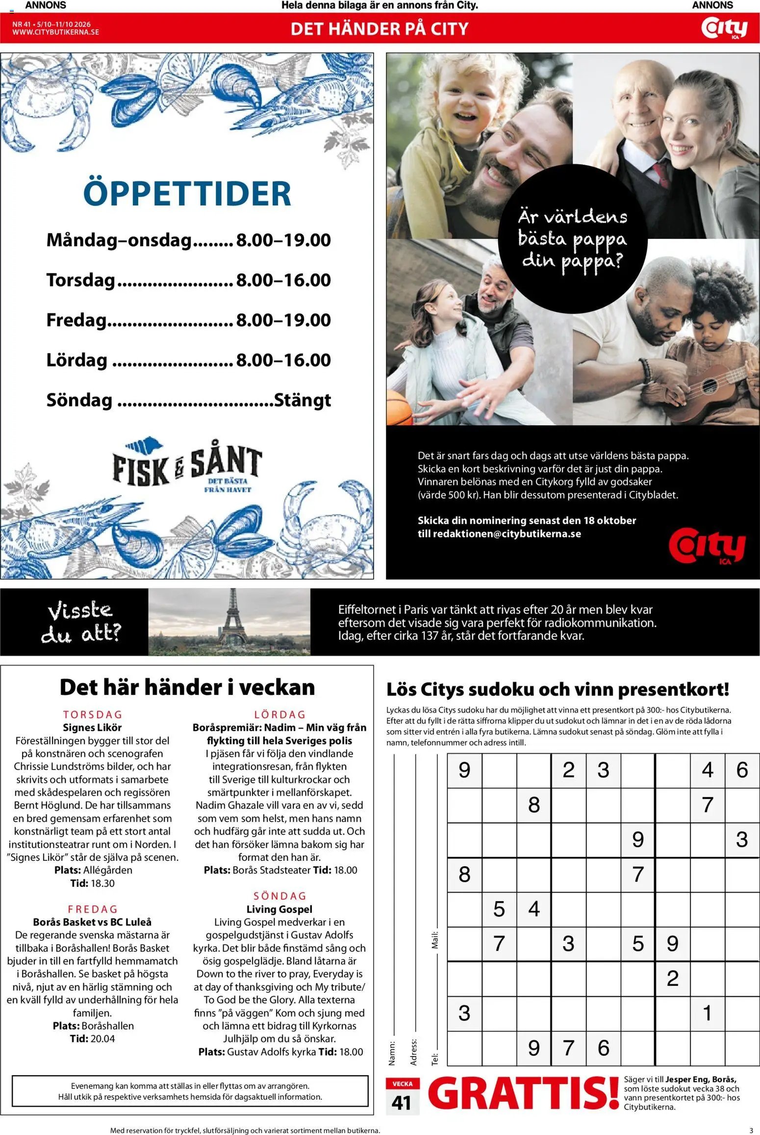 ICA Kvantum Reklamblad från 05/10/2026 ICA Kvantum city