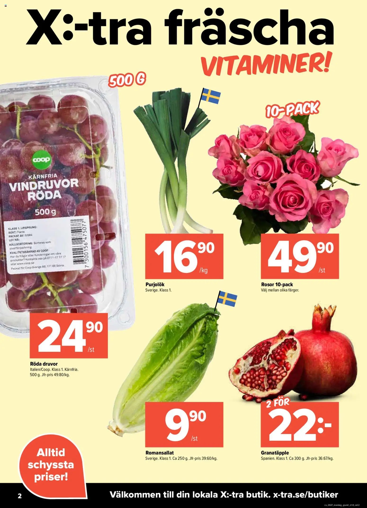 Coop X:-TRA Reklamblad från 07/09/2026 Coop X:-TRA erbjudanden