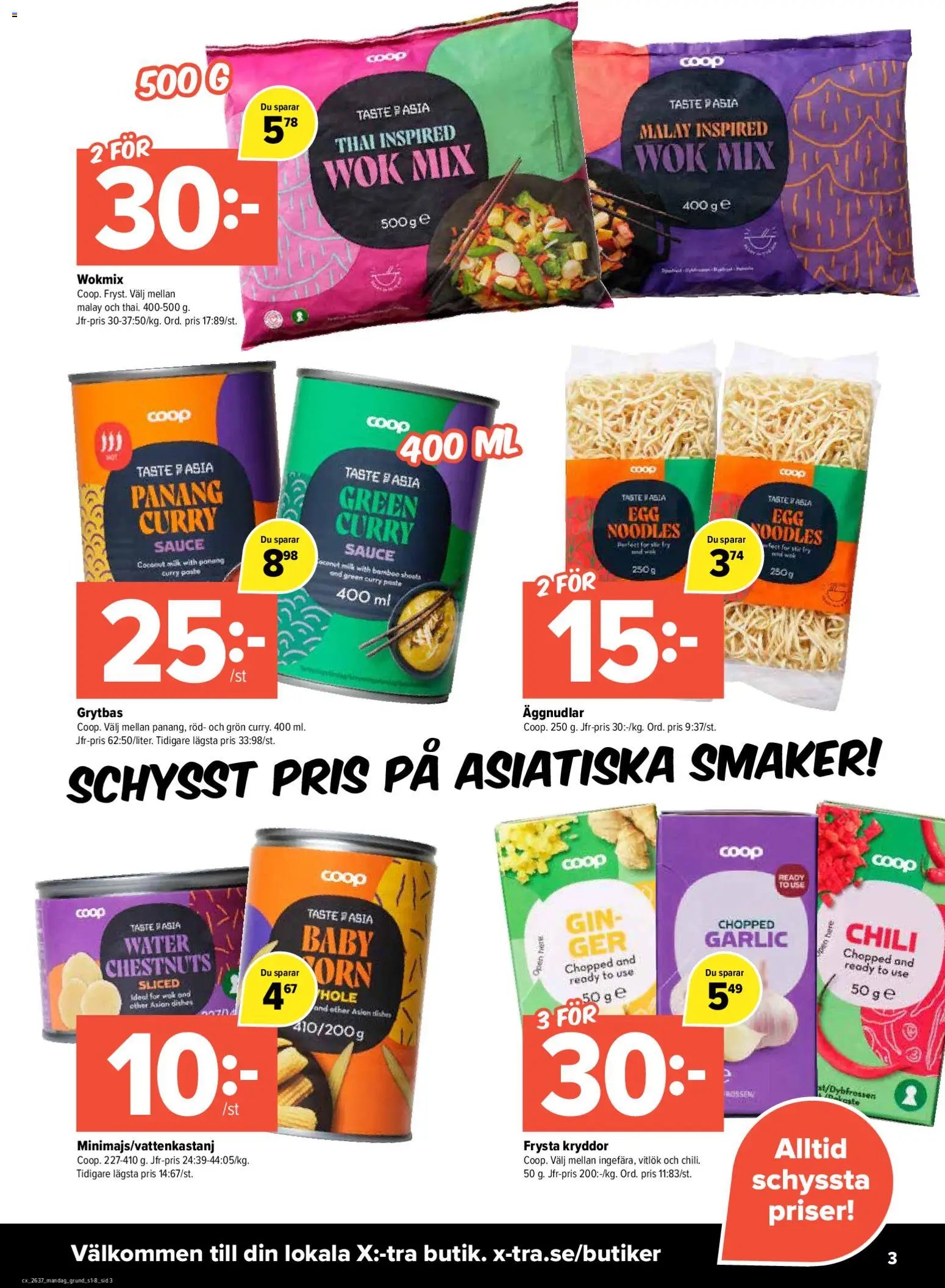 Coop X:-TRA Reklamblad från 07/09/2026 Coop X:-TRA erbjudanden