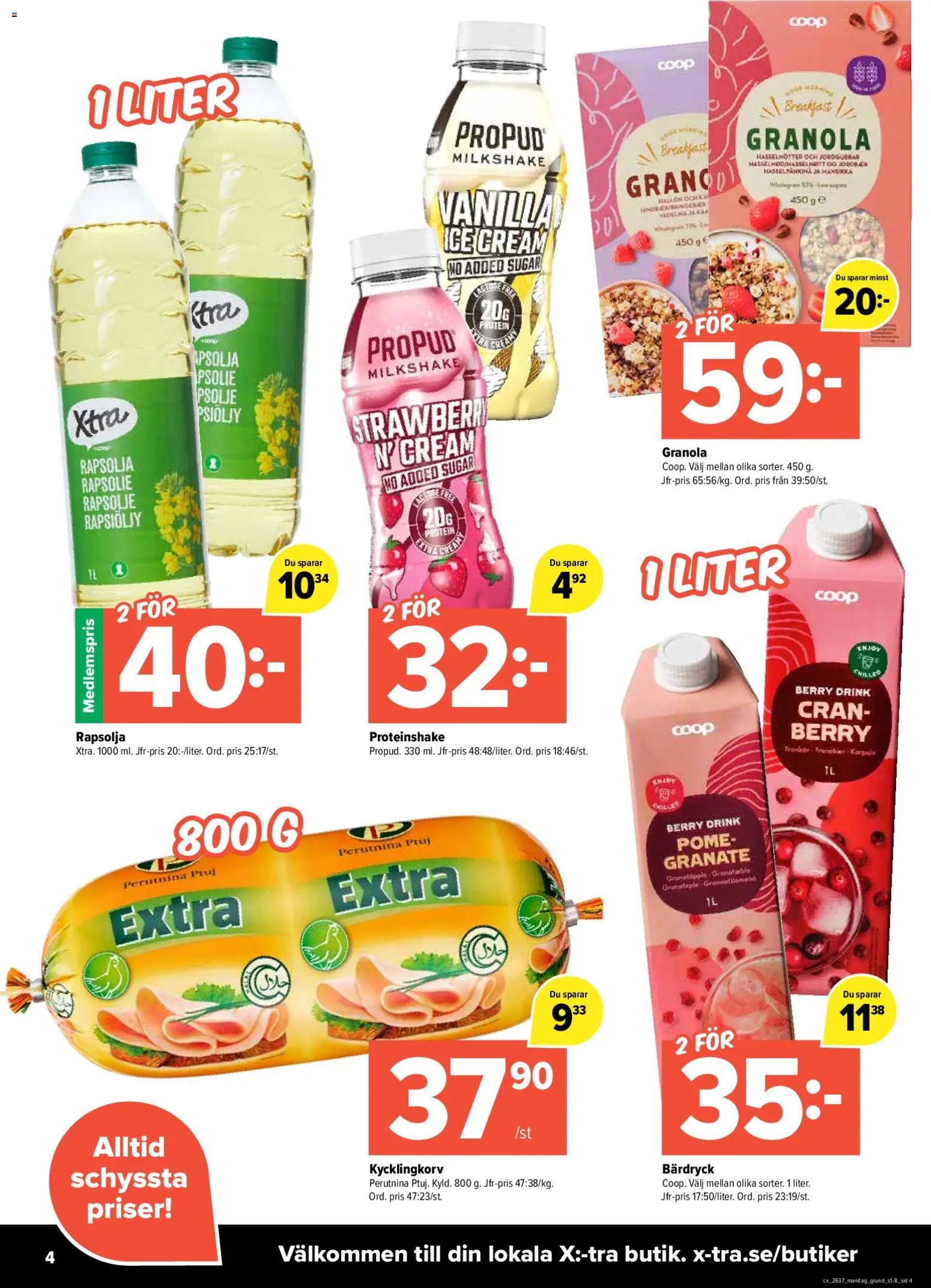 Coop X:-TRA Reklamblad från 07/09/2026 Coop X:-TRA erbjudanden