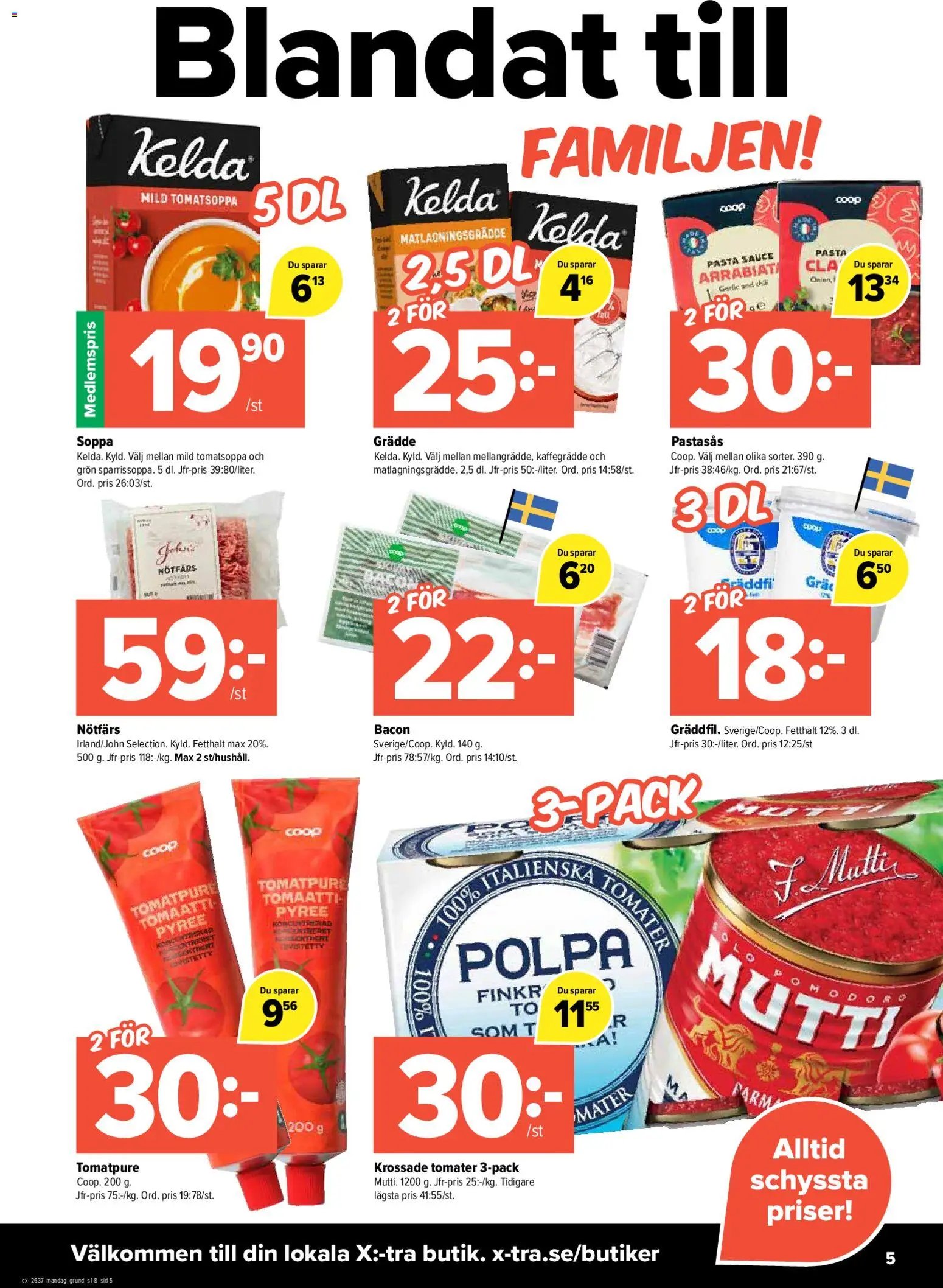 Coop X:-TRA Reklamblad från 07/09/2026 Coop X:-TRA erbjudanden