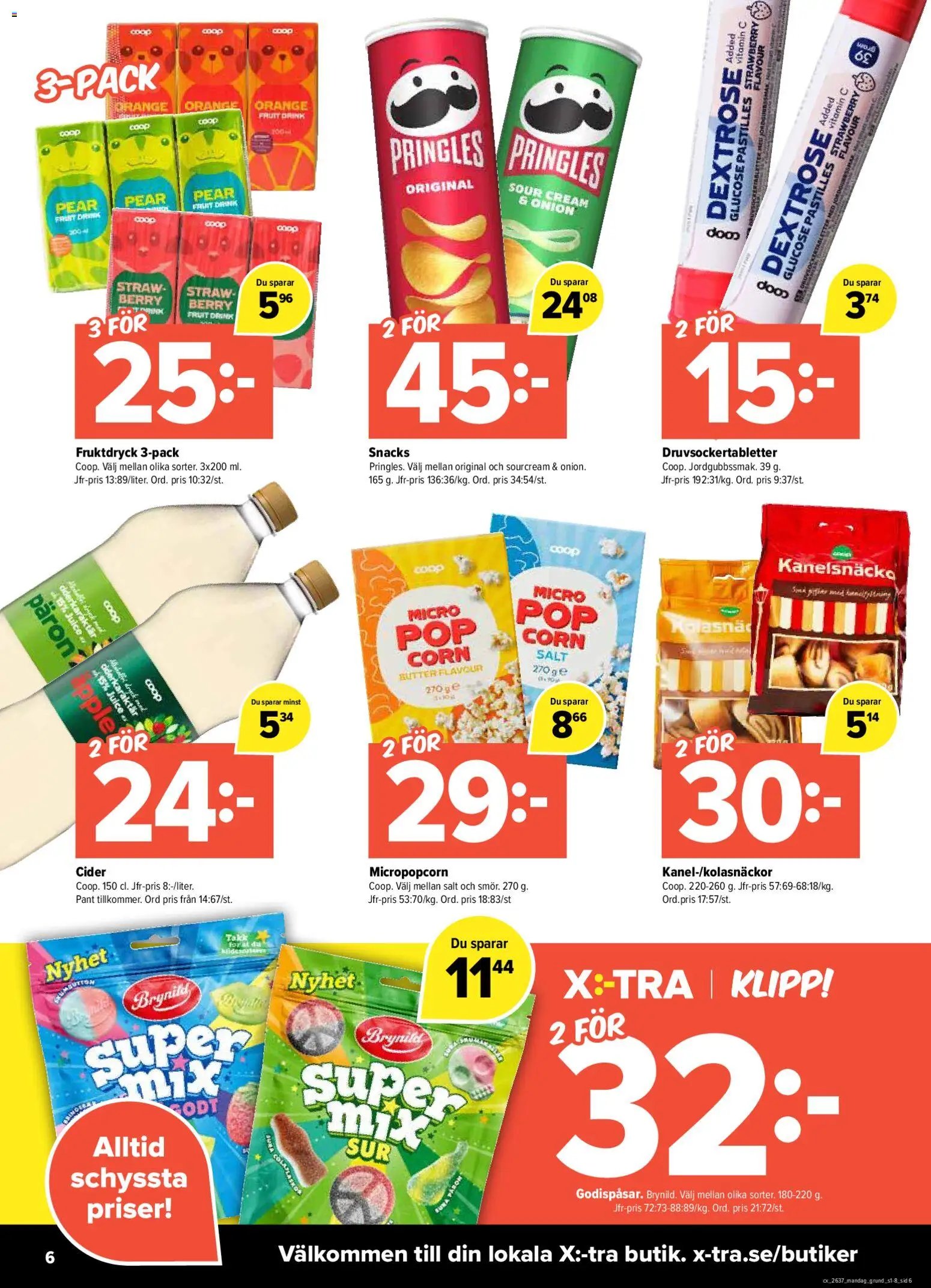Coop X:-TRA Reklamblad från 07/09/2026 Coop X:-TRA erbjudanden