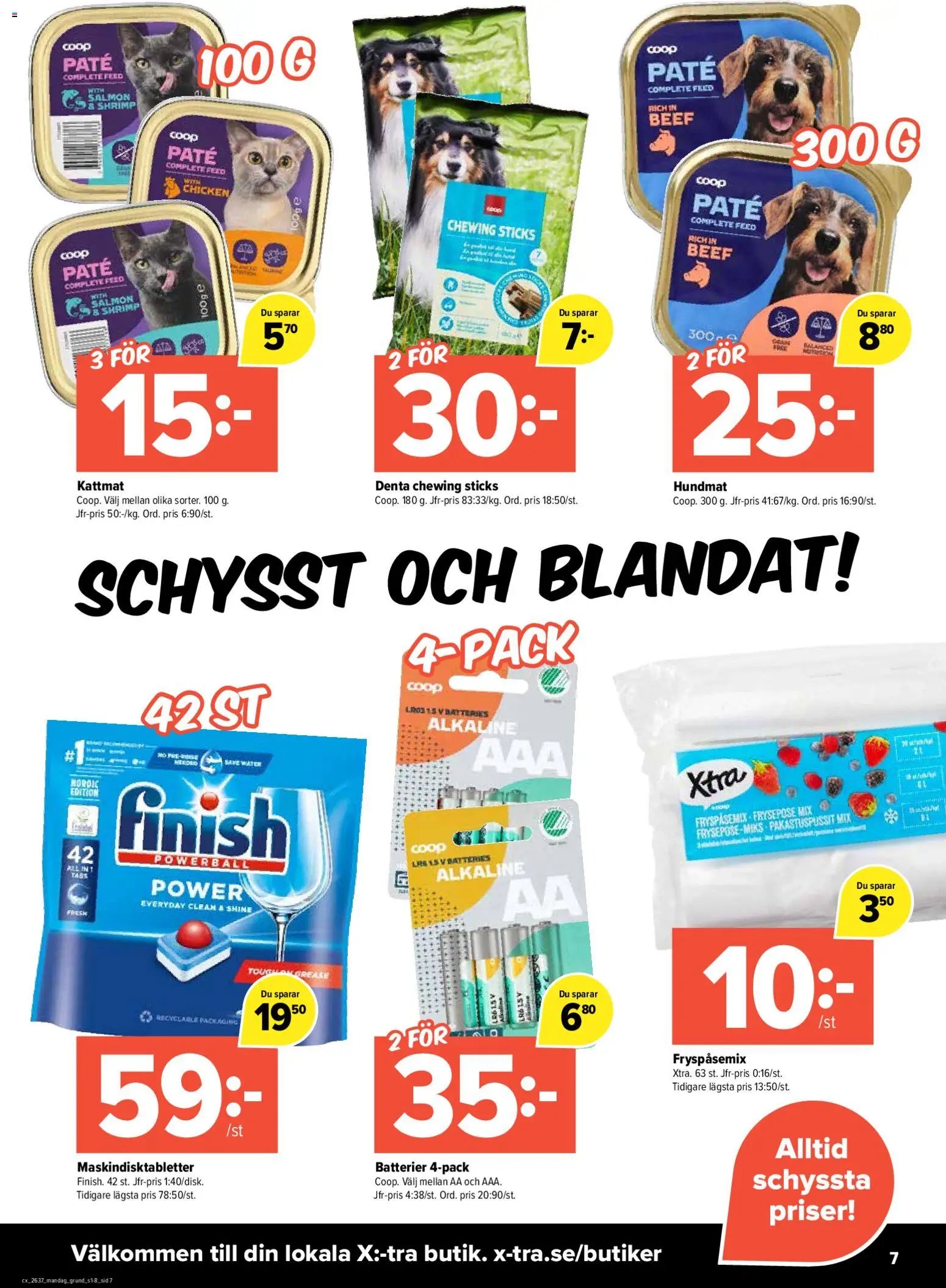 Coop X:-TRA Reklamblad från 07/09/2026 Coop X:-TRA erbjudanden