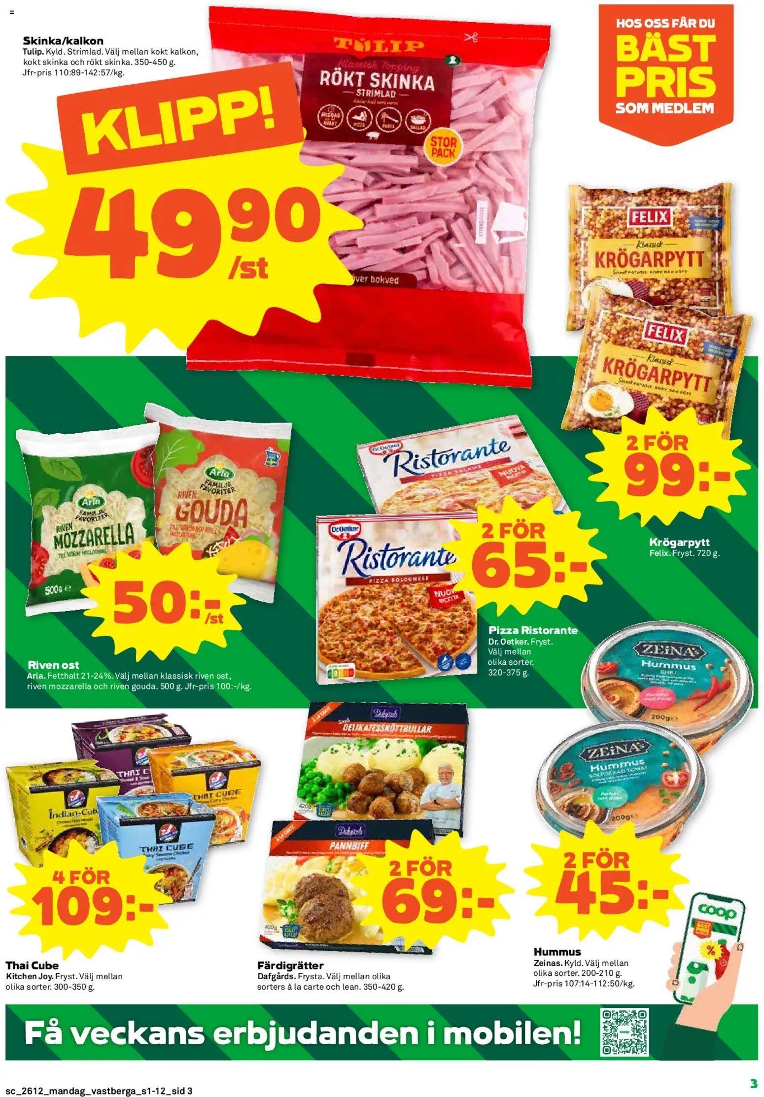 Coop Forum Reklamblad från 16/03/2026 Coop Forum erbjudanden