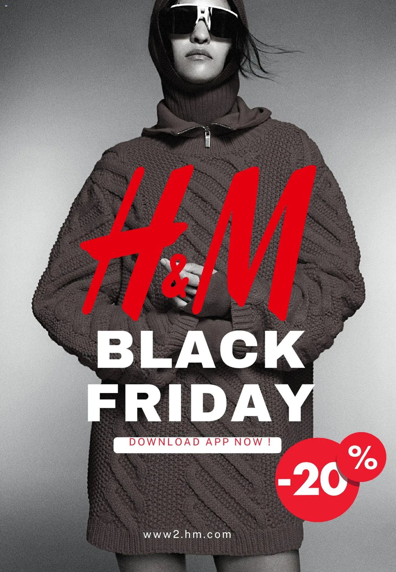 H&M Reklamblad från 24/11/2025 Black Friday