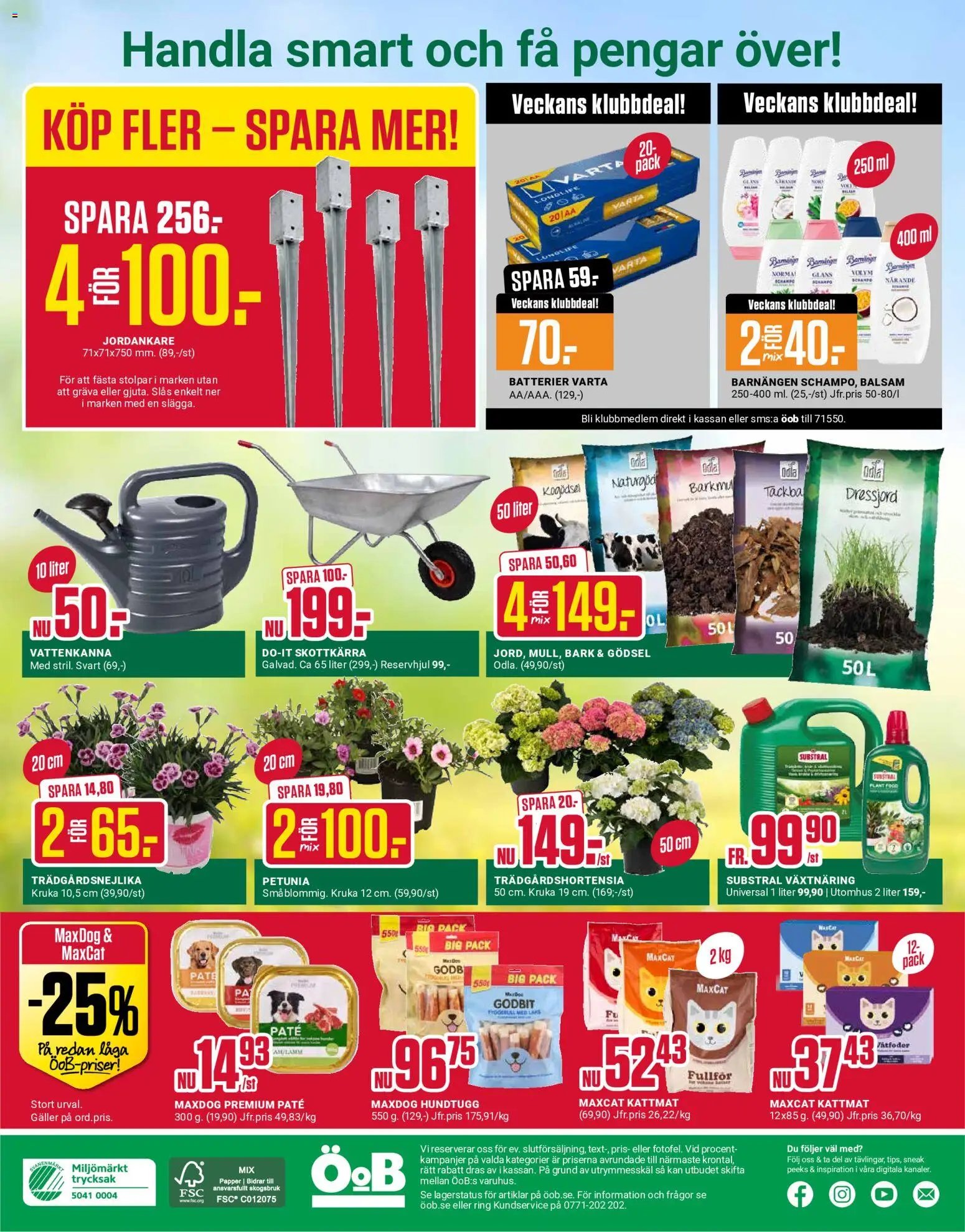 ÖoB Reklamblad från 08/06/2026 ÖoB erbjudanden