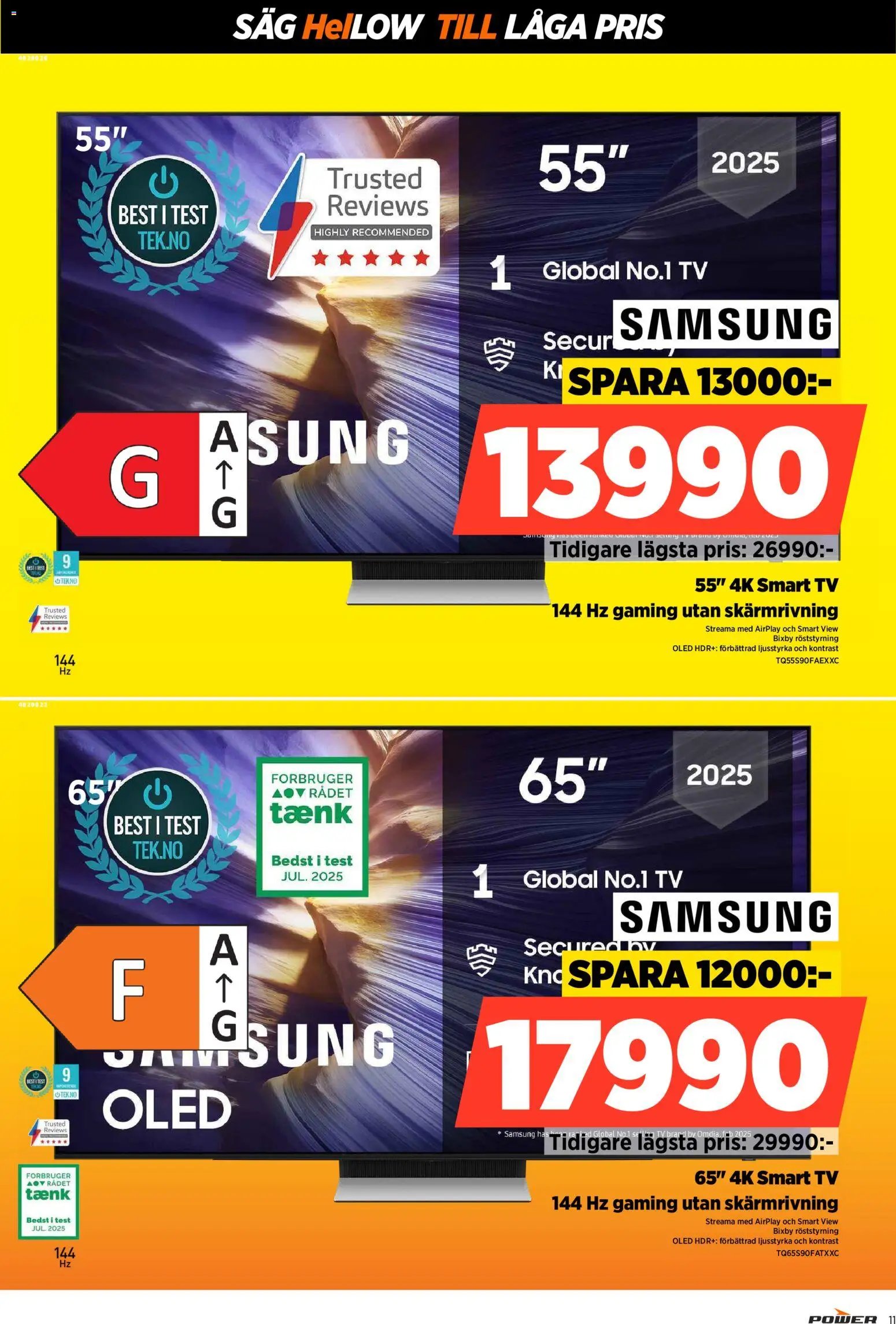 Power Reklamblad från 29/12/2025 Aktuella reklamblad Power