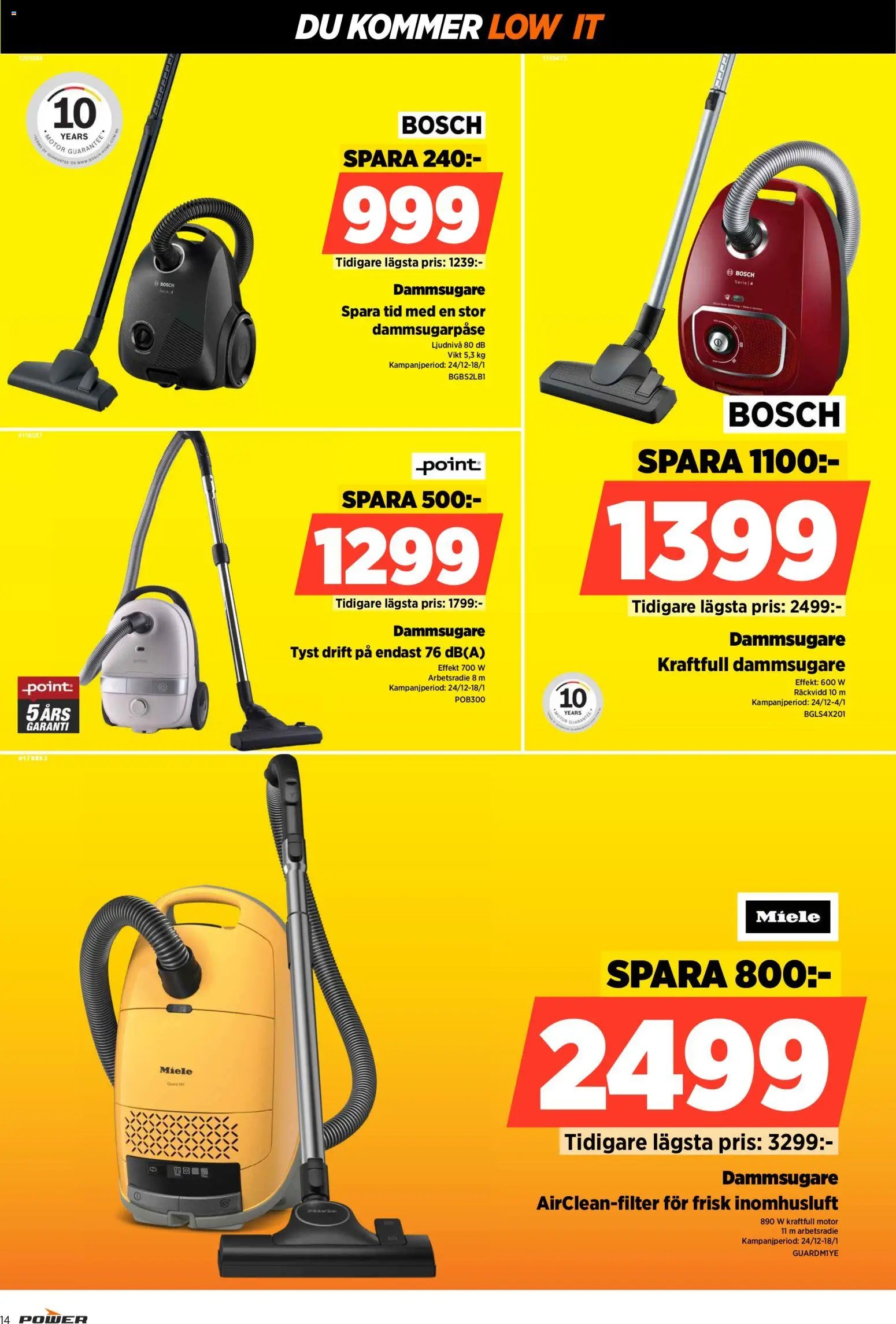 Power Reklamblad från 29/12/2025 Aktuella reklamblad Power