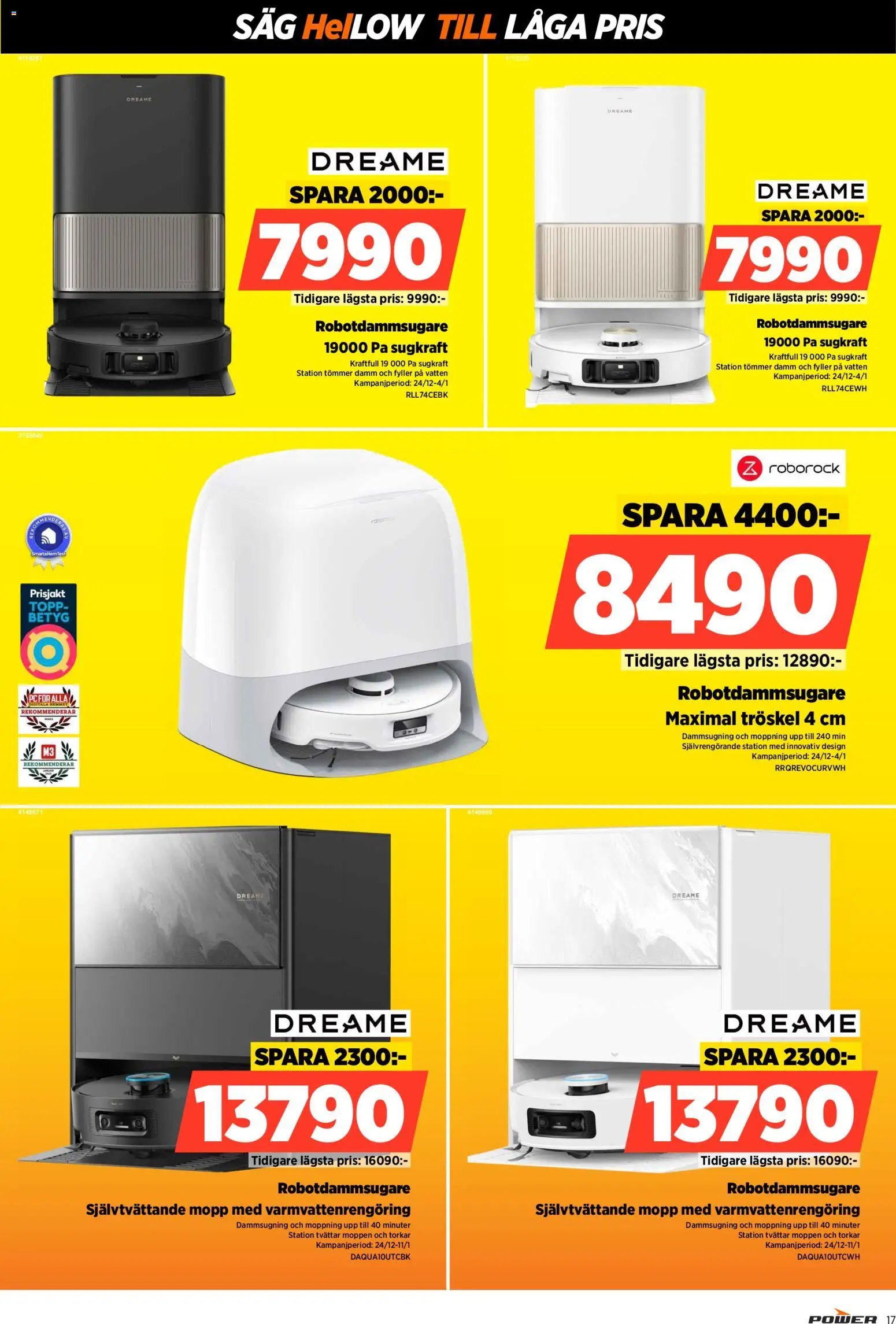 Power Reklamblad från 29/12/2025 Aktuella reklamblad Power