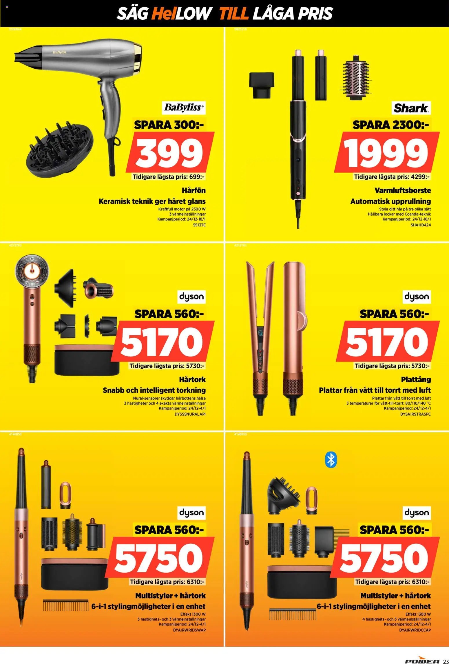 Power Reklamblad från 29/12/2025 Aktuella reklamblad Power