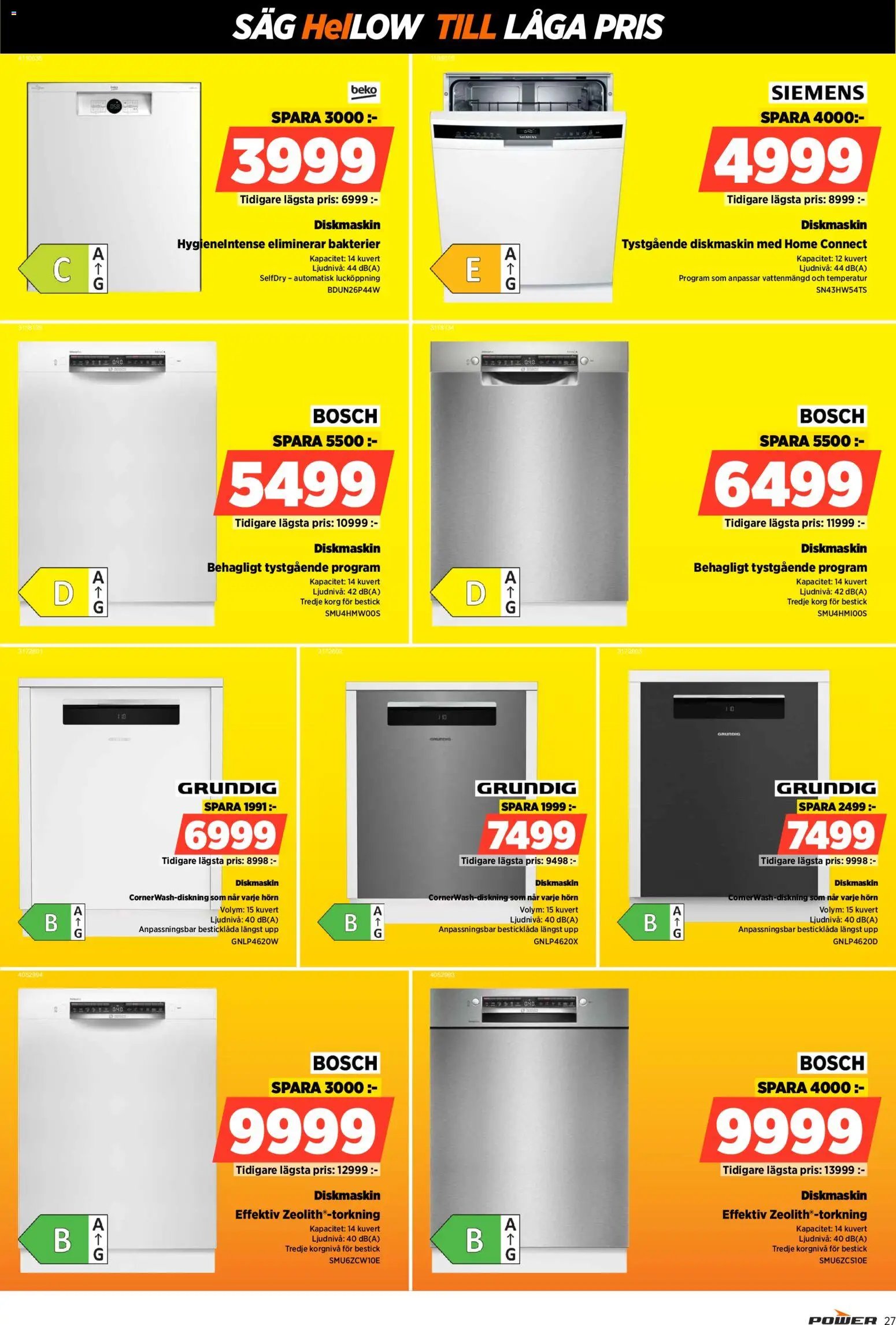 Power Reklamblad från 29/12/2025 Aktuella reklamblad Power