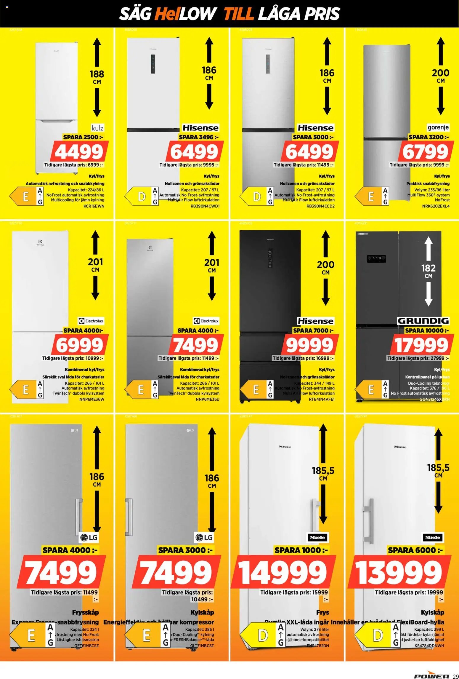 Power Reklamblad från 29/12/2025 Aktuella reklamblad Power