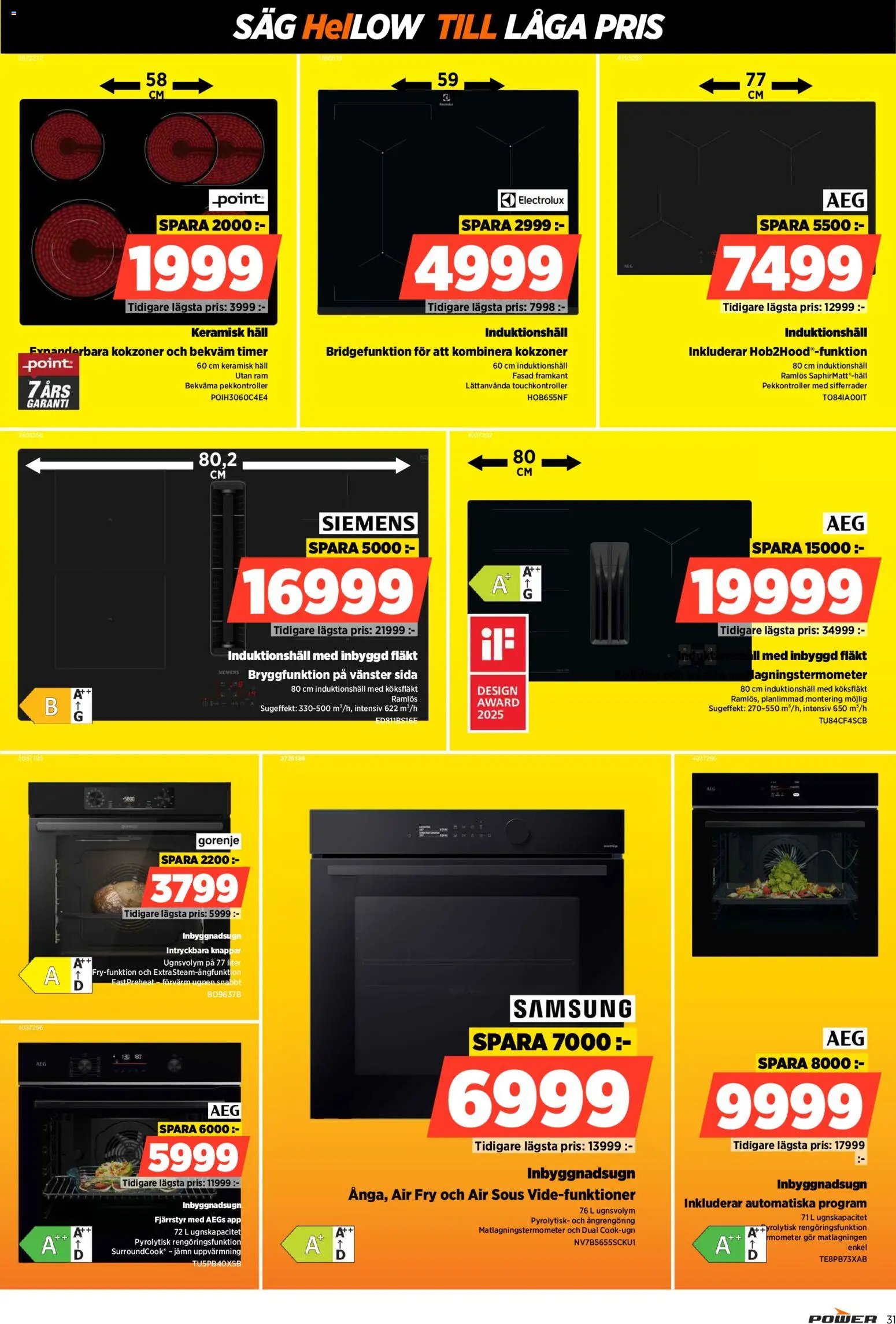 Power Reklamblad från 29/12/2025 Aktuella reklamblad Power