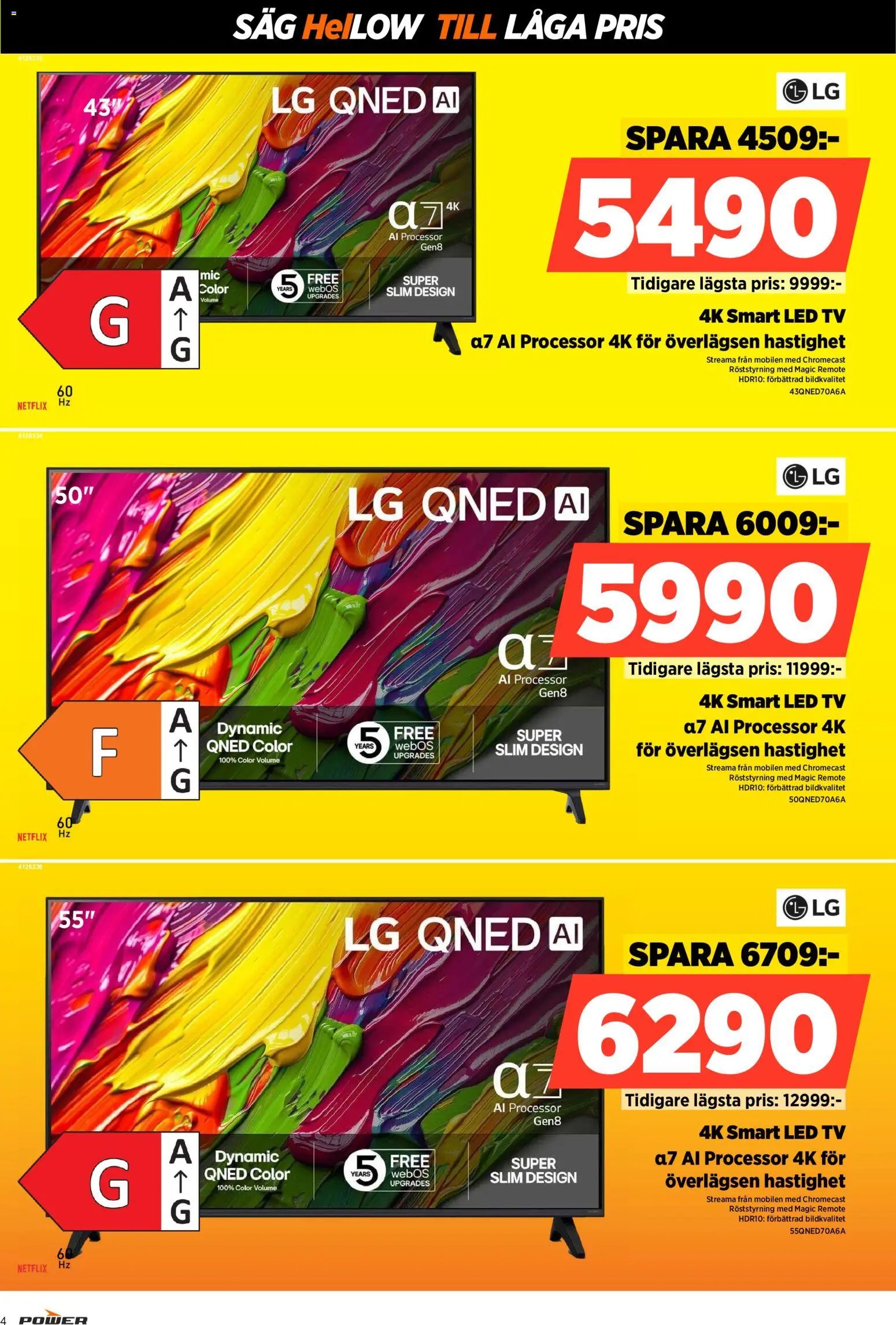 Power Reklamblad från 29/12/2025 Aktuella reklamblad Power