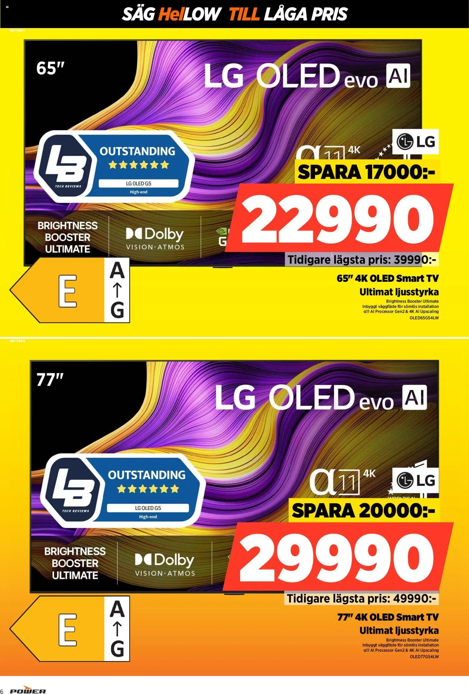 Power Reklamblad från 29/12/2025 Aktuella reklamblad Power