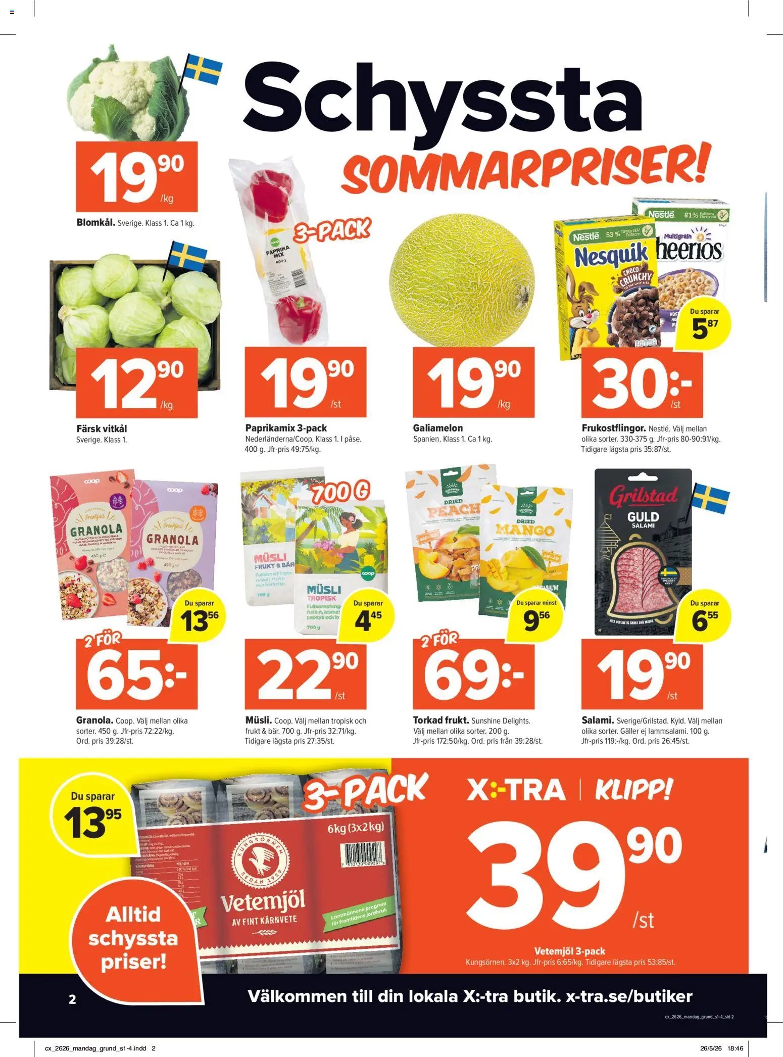 Coop Daglivs Reklamblad från 22/06/2026 Coop Daglivs erbjudanden