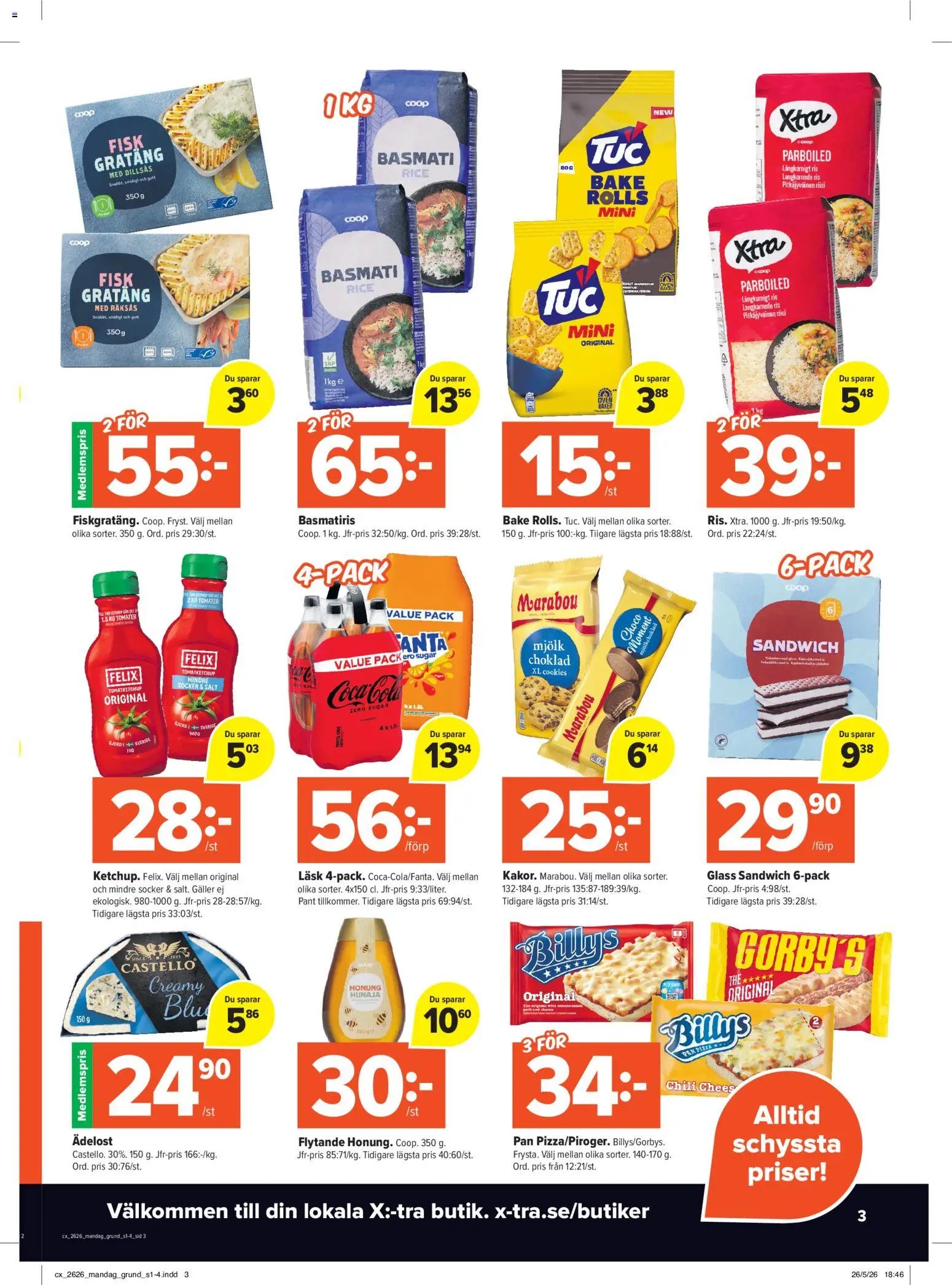 Coop Daglivs Reklamblad från 22/06/2026 Coop Daglivs erbjudanden