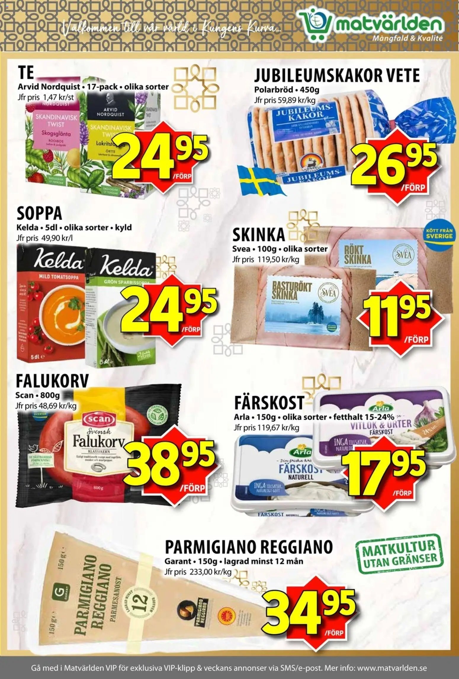 Matvärlden Reklamblad från 17/11/2025 Aktuella reklamblad Matvärlden