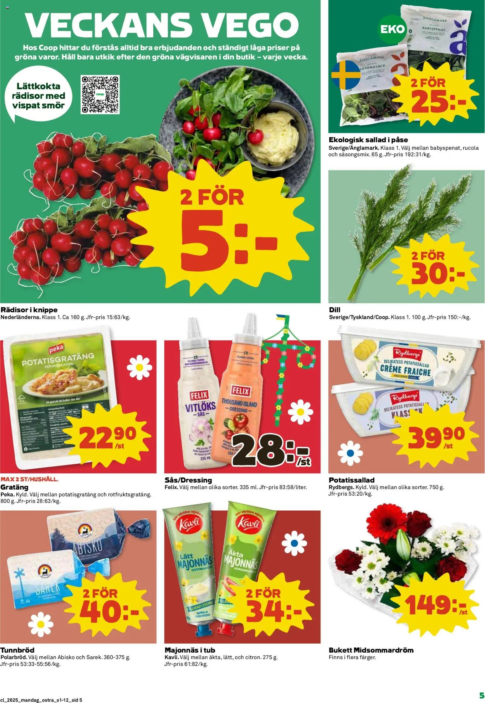 Coop Daglivs Reklamblad från 15/06/2026 Coop Daglivs erbjudanden