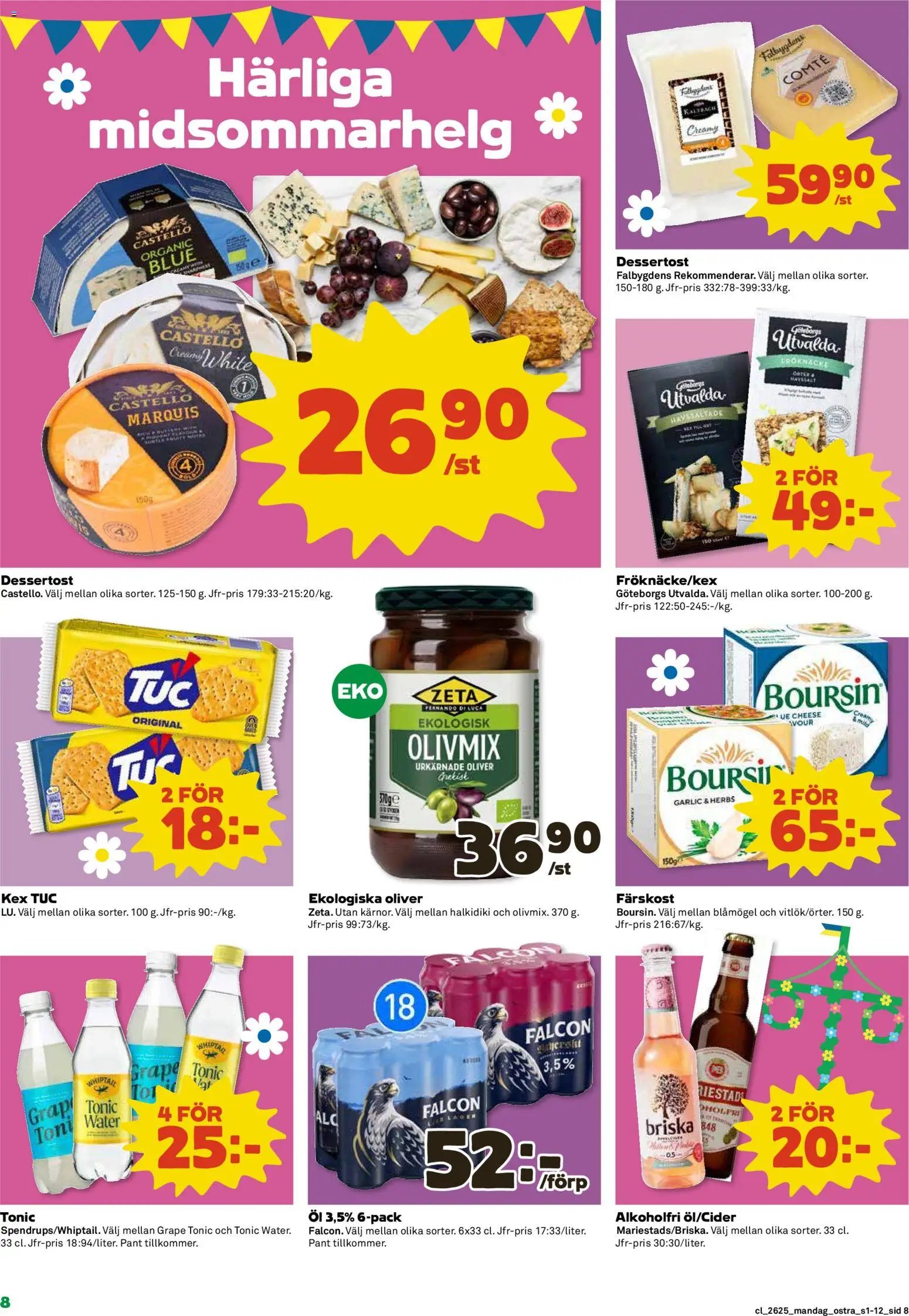 Coop Daglivs Reklamblad från 15/06/2026 Coop Daglivs erbjudanden