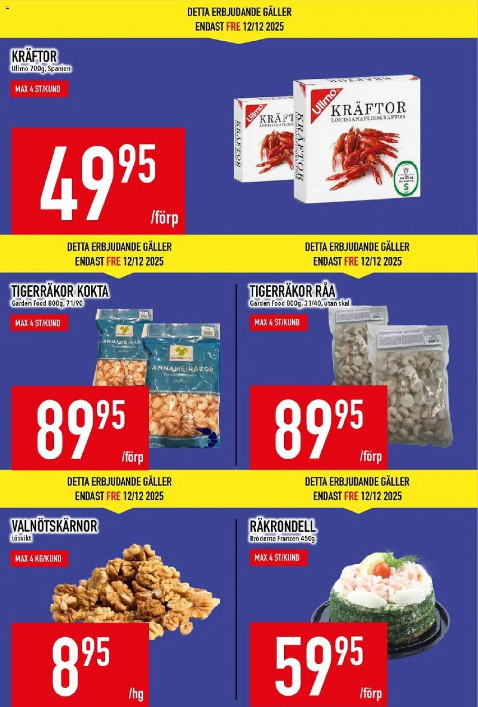 Matdax Reklamblad från 08/12/2025 Aktuella reklamblad Matdax