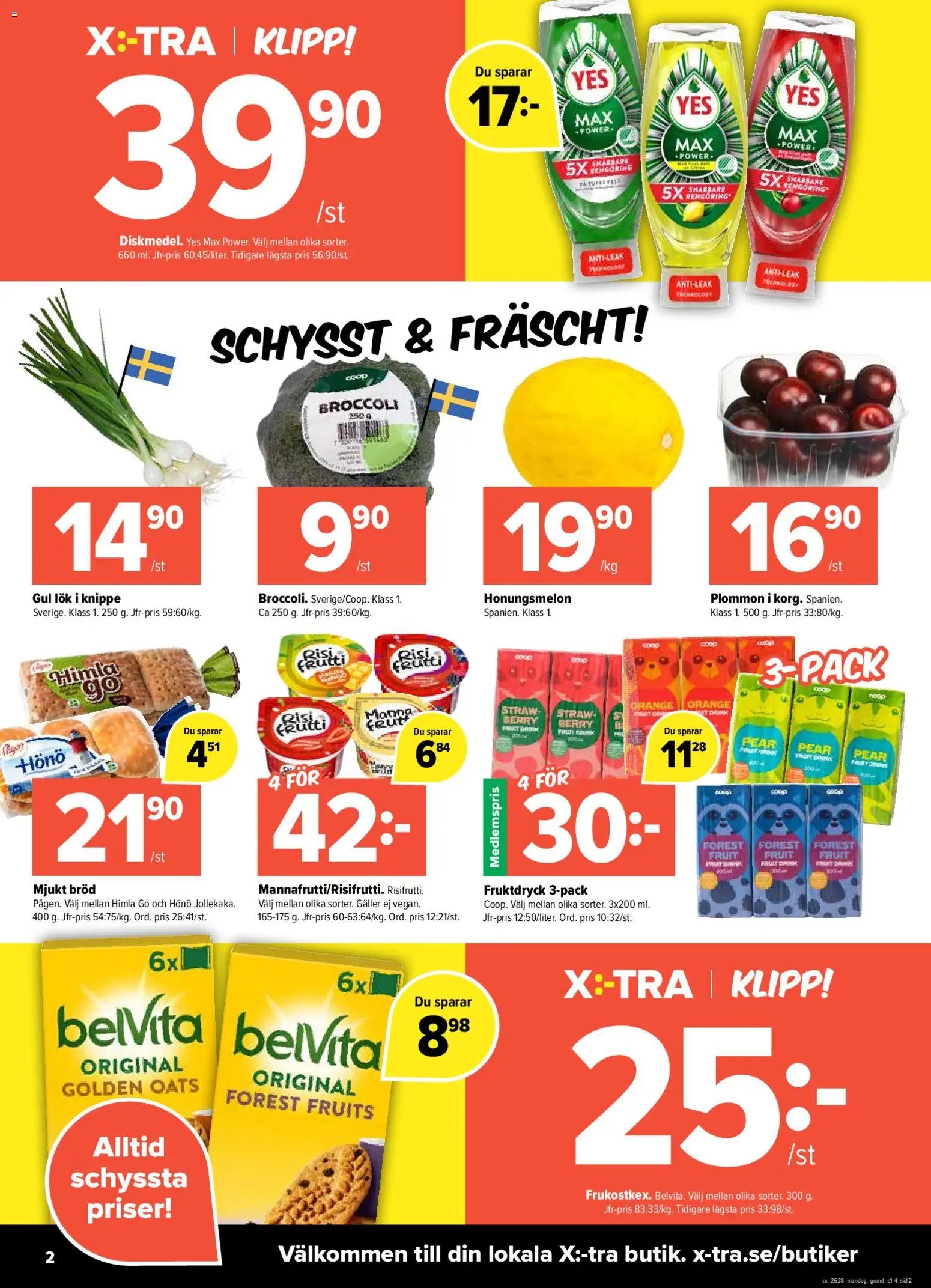 Coop X:-TRA Reklamblad från 06/07/2026 Coop X:-TRA erbjudanden
