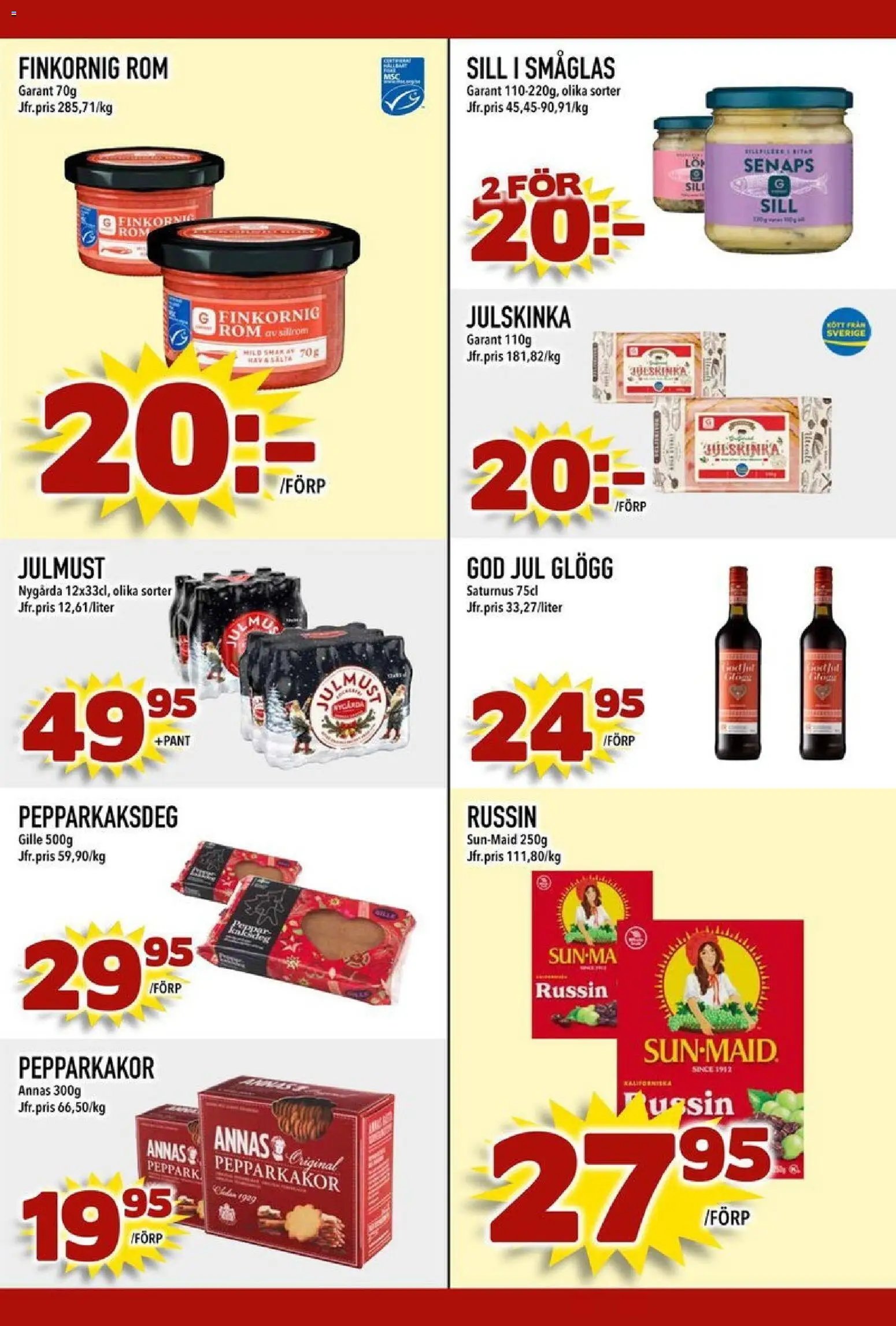 Din Mat Reklamblad från 01/12/2025 Aktuella reklamblad Din Mat