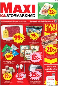 ICA Maxi Reklamblad från 17/08/2026 ICA Maxi erbjudanden