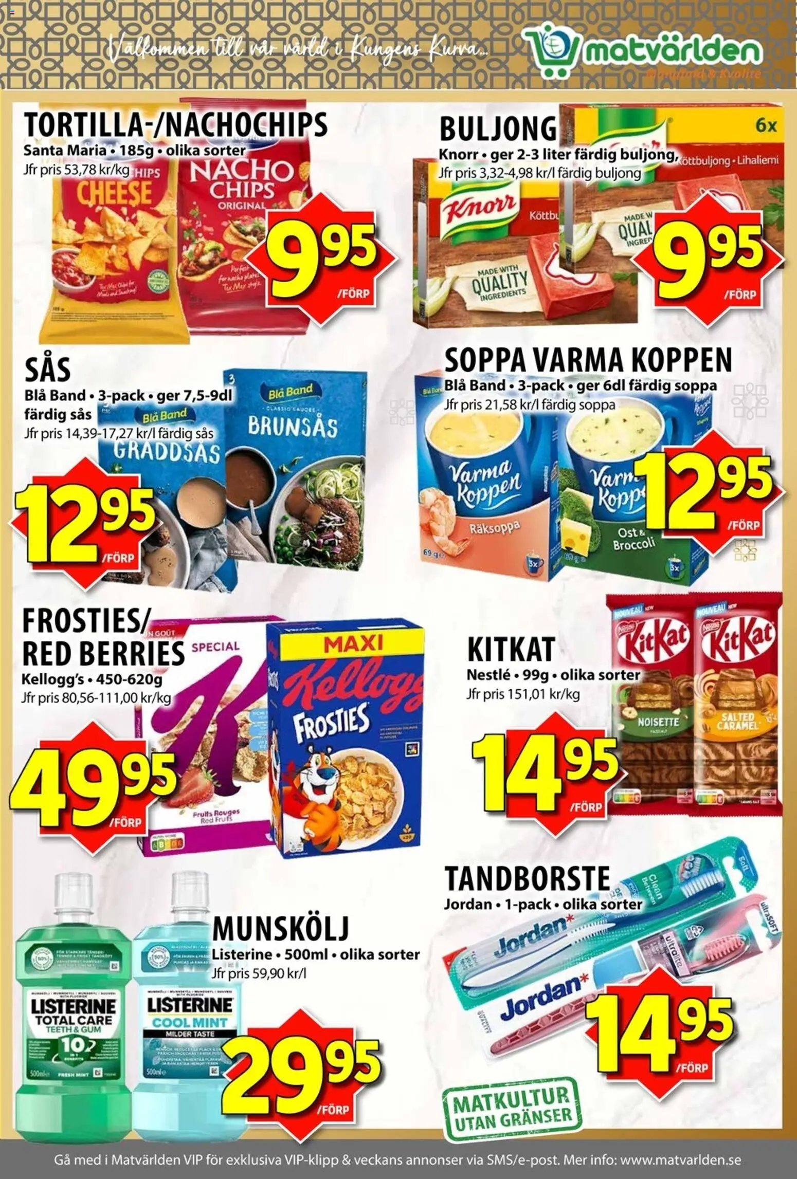 Matvärlden Reklamblad från 17/08/2026 Matvärlden erbjudanden