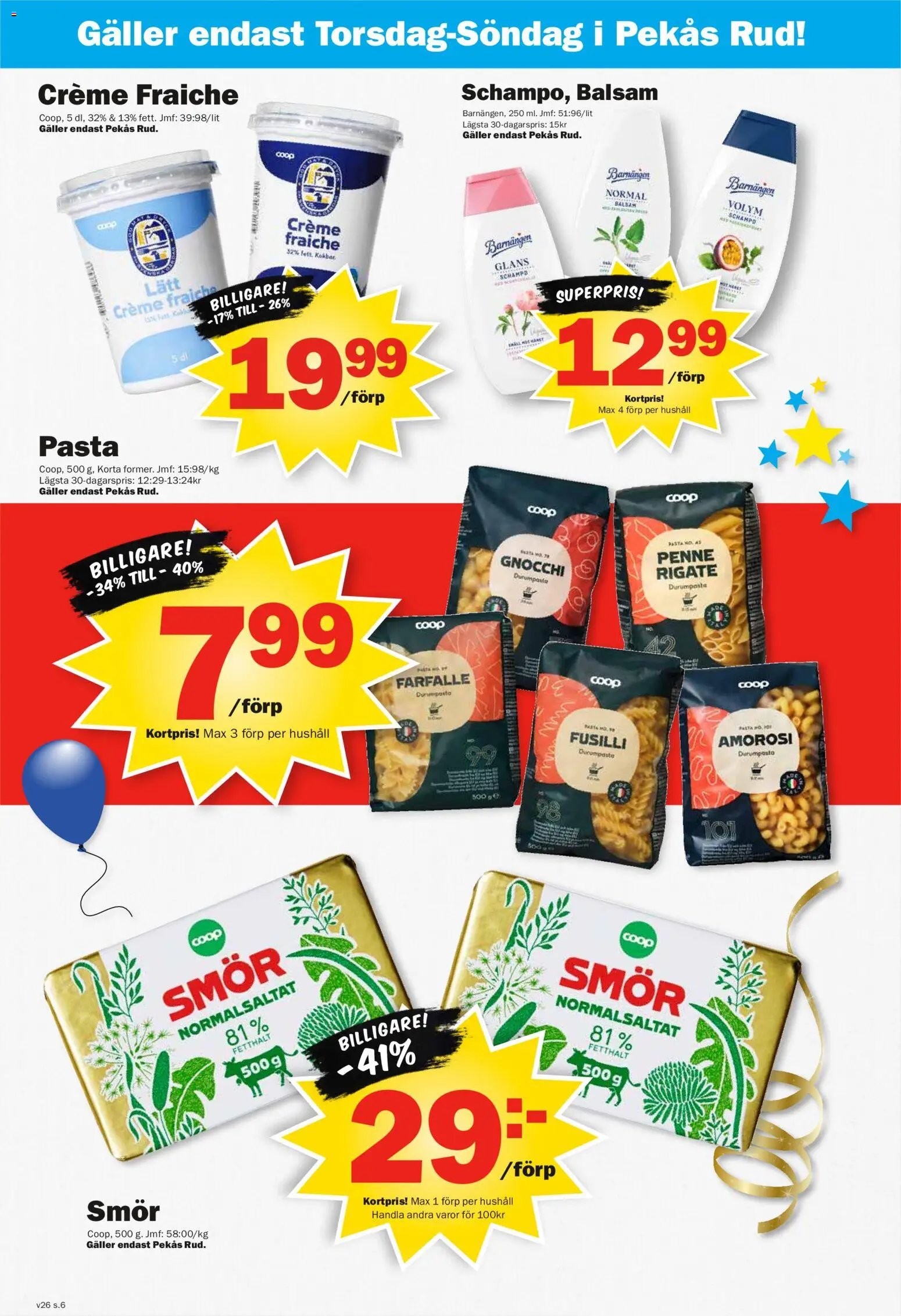 Pekås Reklamblad från 22/06/2026 Pekås erbjudanden