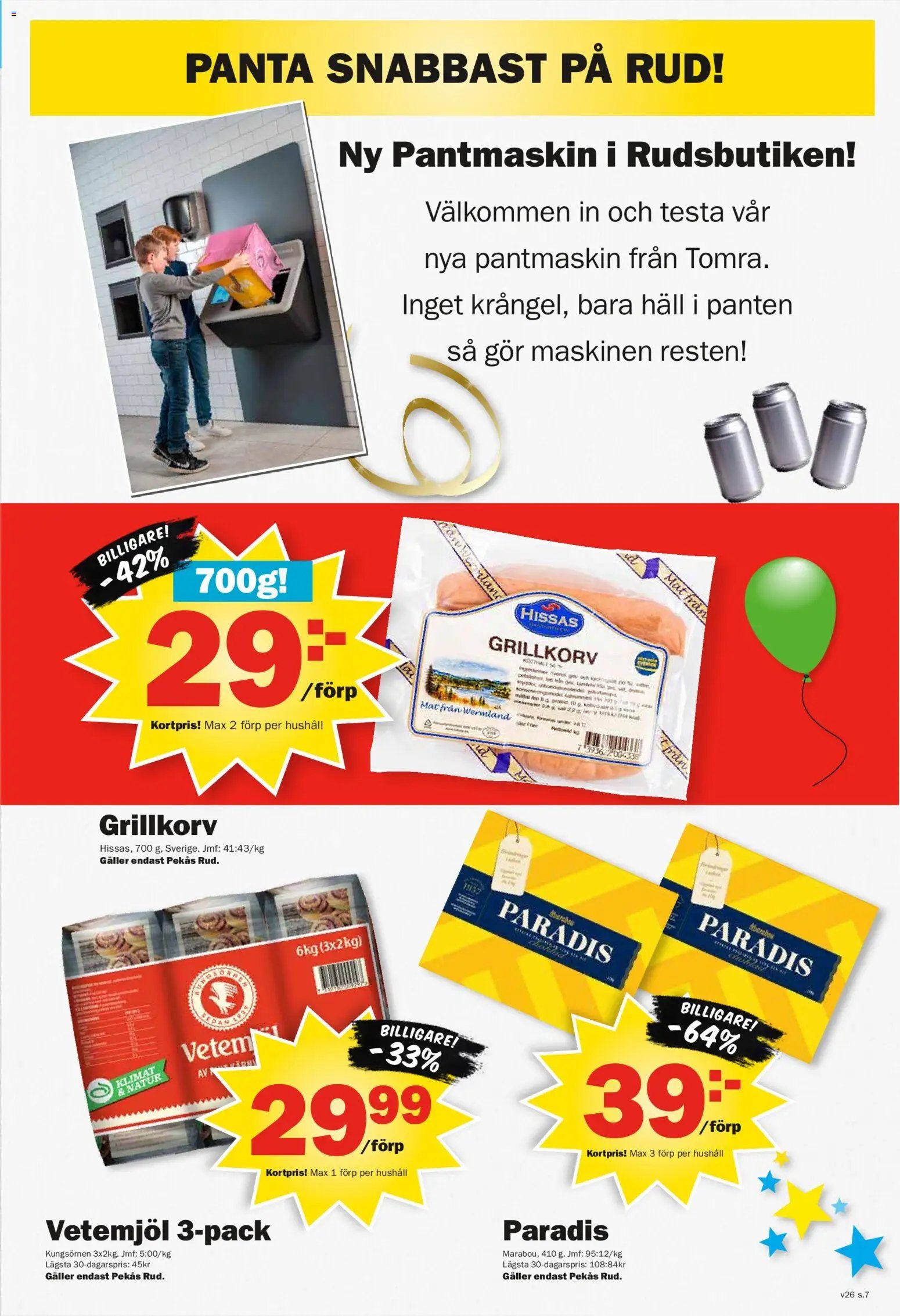 Pekås Reklamblad från 22/06/2026 Pekås erbjudanden