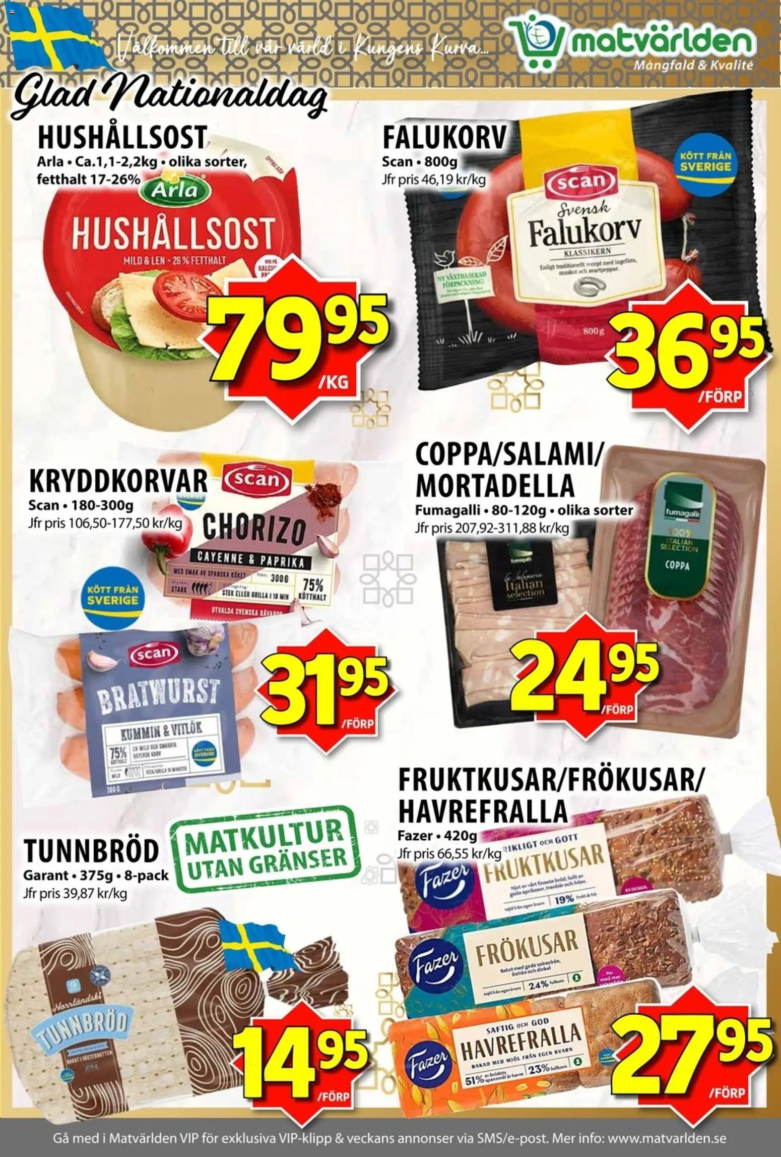 Matvärlden Reklamblad från 01/06/2026 Matvärlden erbjudanden