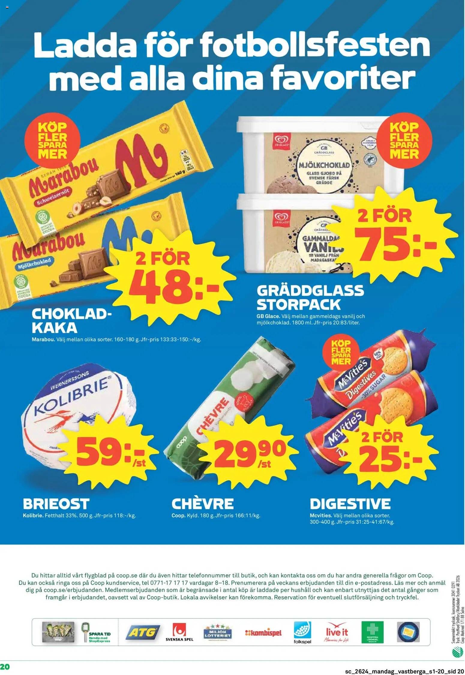 Coop Forum Reklamblad från 08/06/2026 Coop Forum erbjudanden