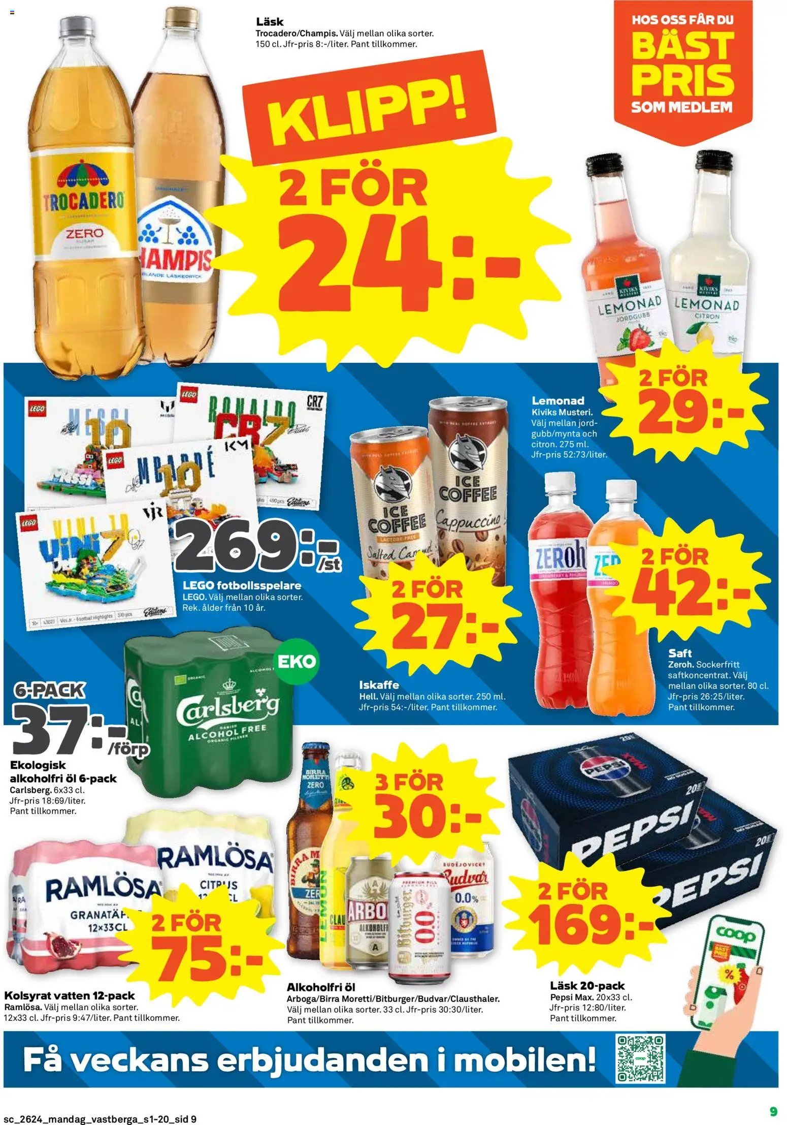 Coop Forum Reklamblad från 08/06/2026 Coop Forum erbjudanden