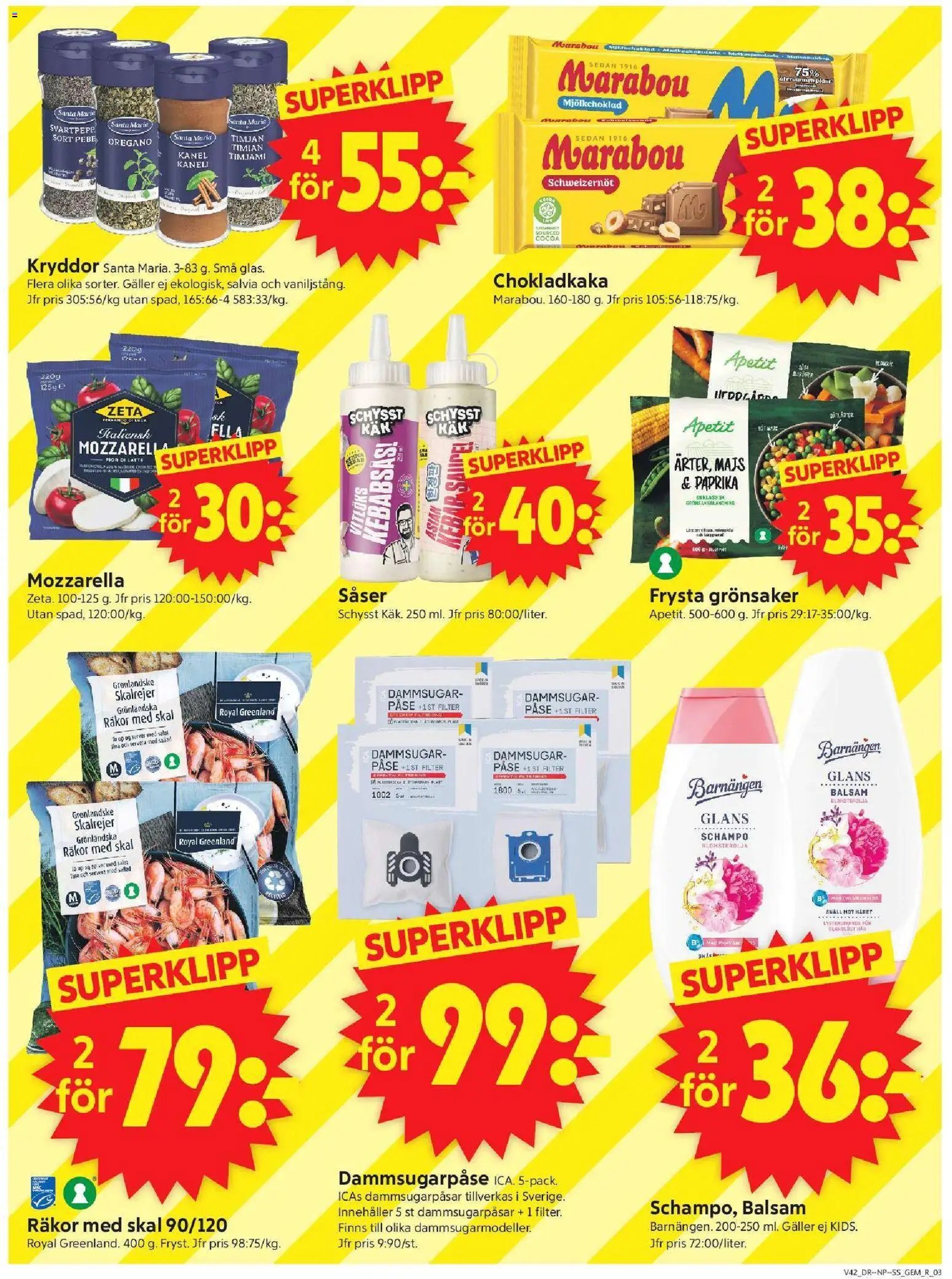 ICA Supermarket erbjudanden är giltig 12/10 2026 > Veckans Erbjudanden