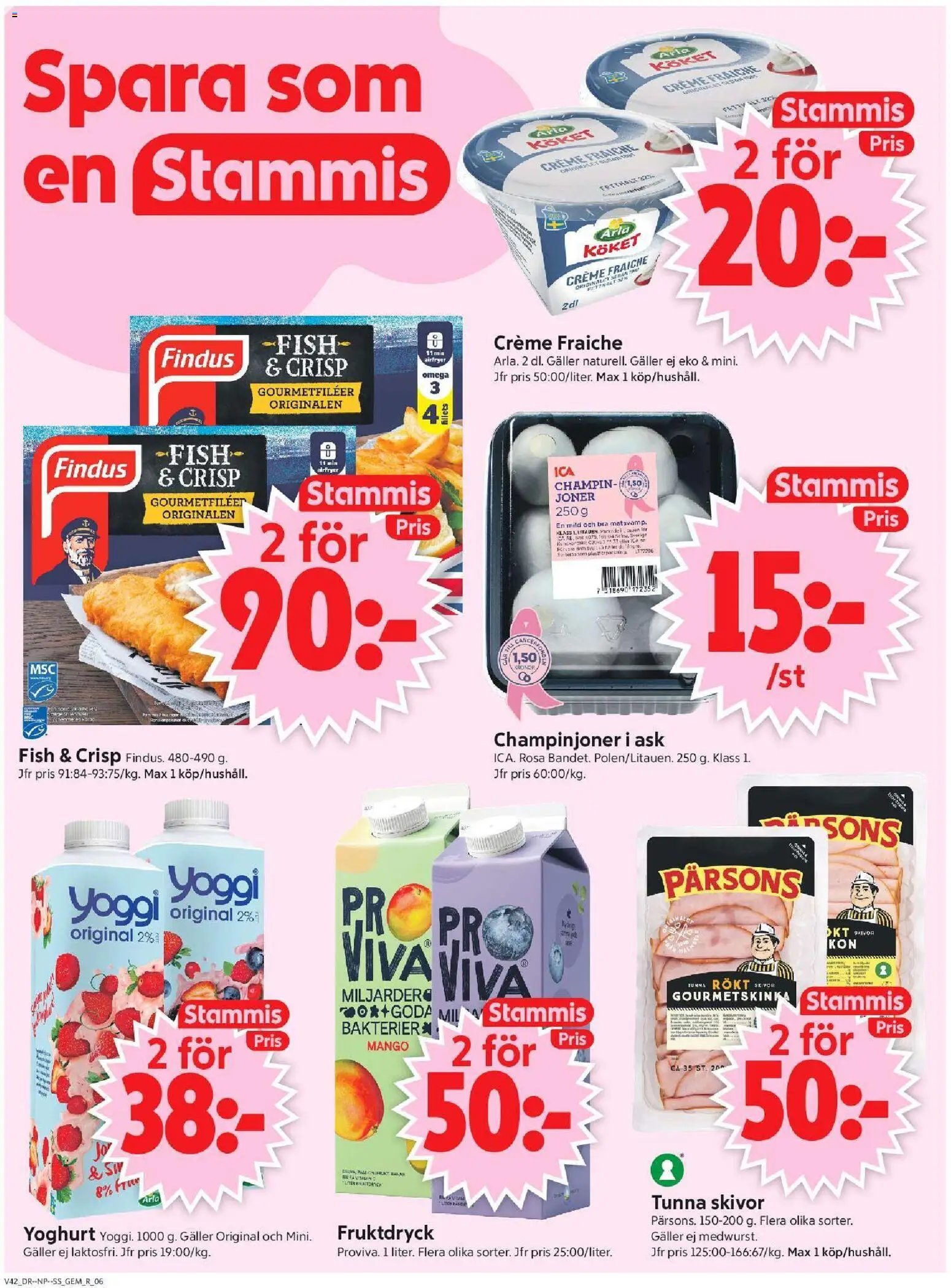 ICA Supermarket erbjudanden är giltig 12/10 2026 > Veckans Erbjudanden